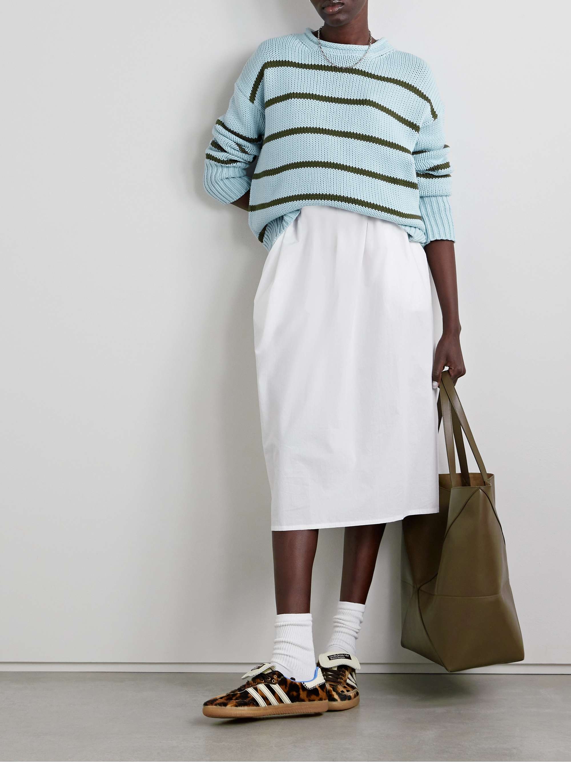 LA LIGNE Marina striped cotton sweater