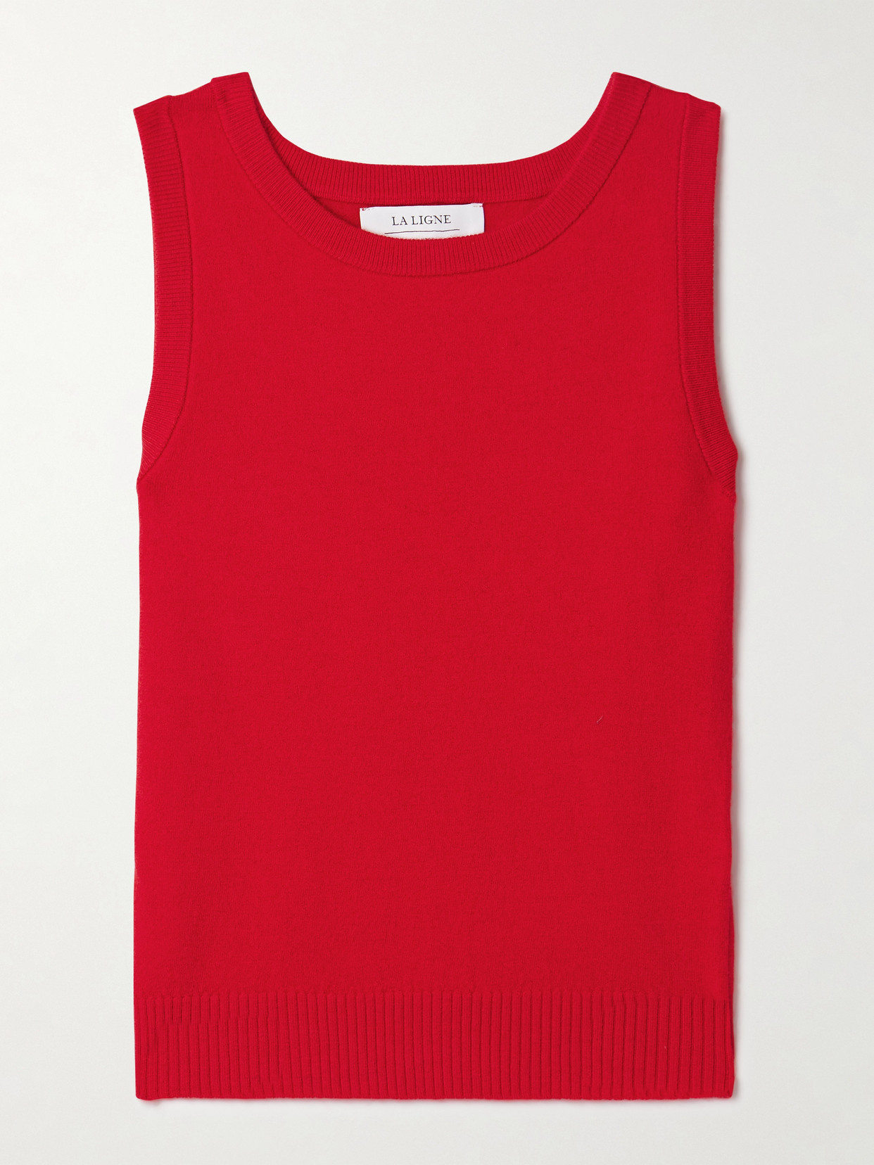 La Ligne - Mateo Cashmere-blend Tank - Red