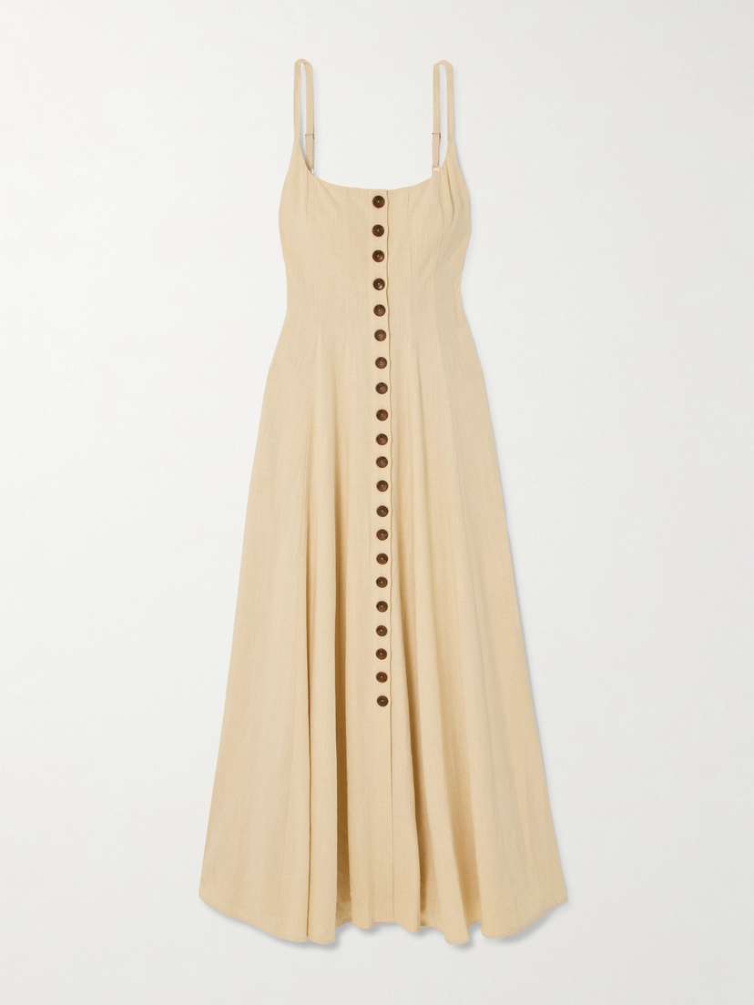 La Ligne Alba Woven Maxi Dress - x large