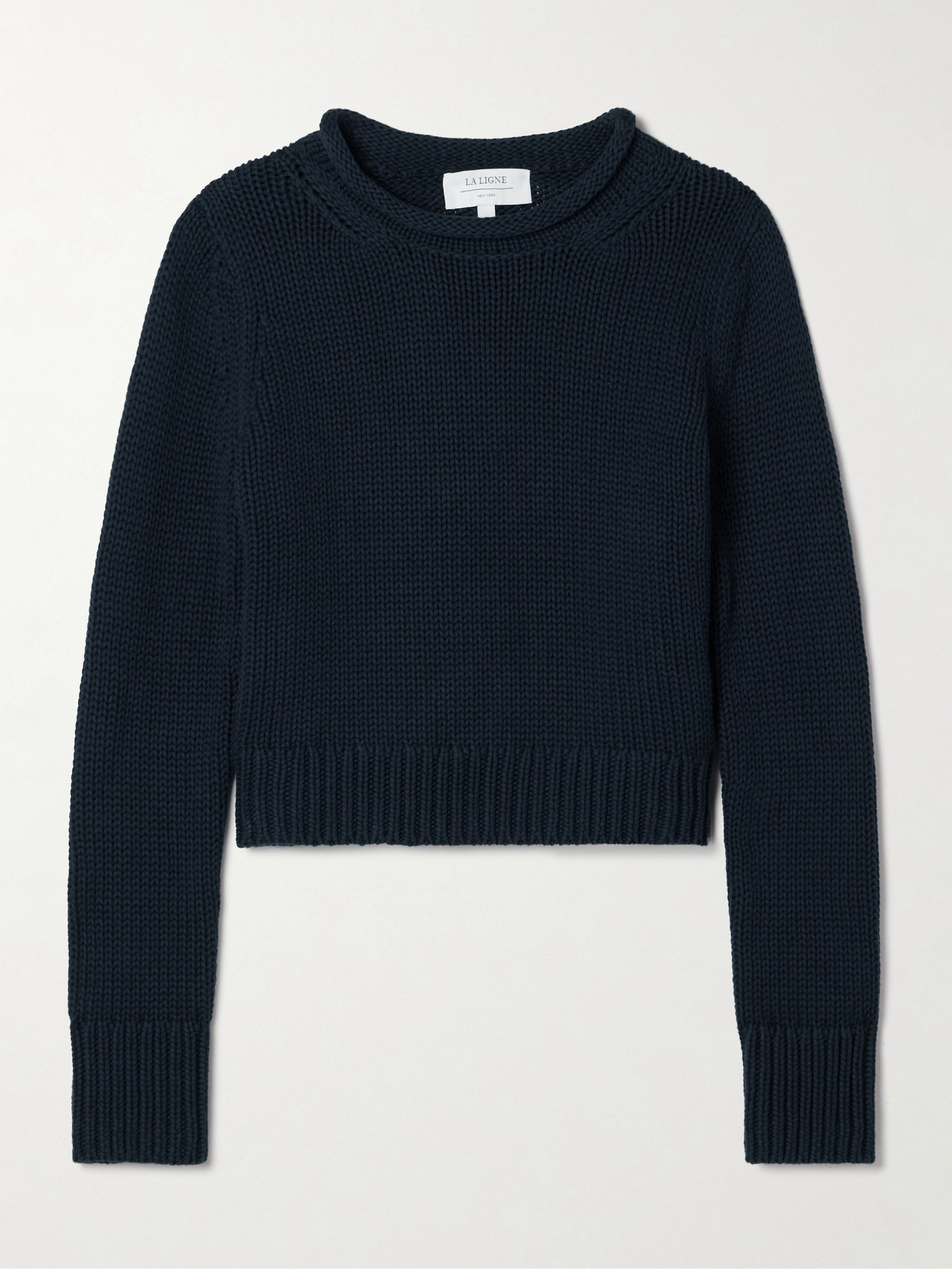 La Ligne Mini Marina Cotton Sweater In Blue