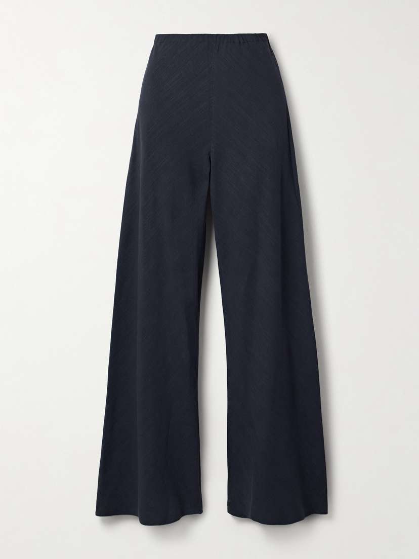 La Ligne Colby Woven Wide-leg Pants - x large