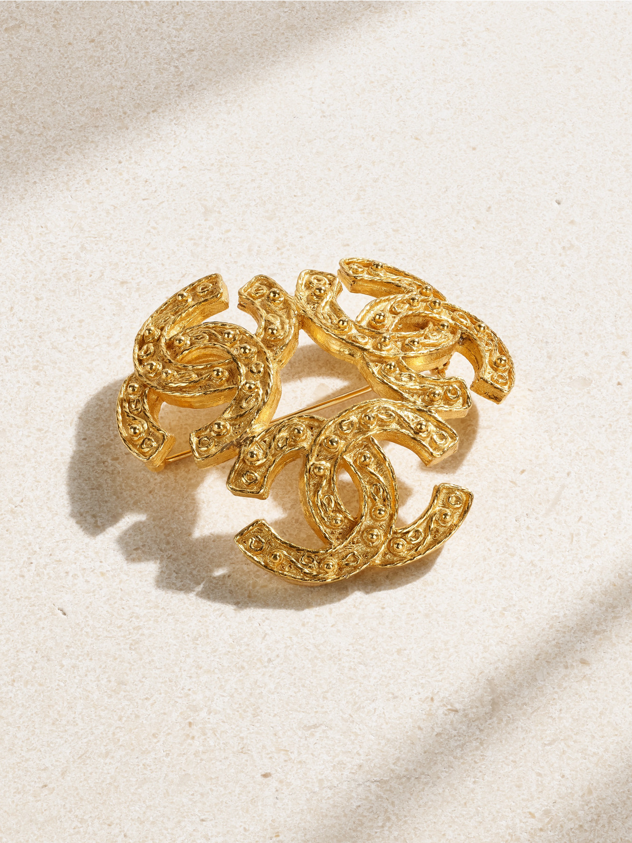 Vintage Chanel - Gold-plated Brooch - One size