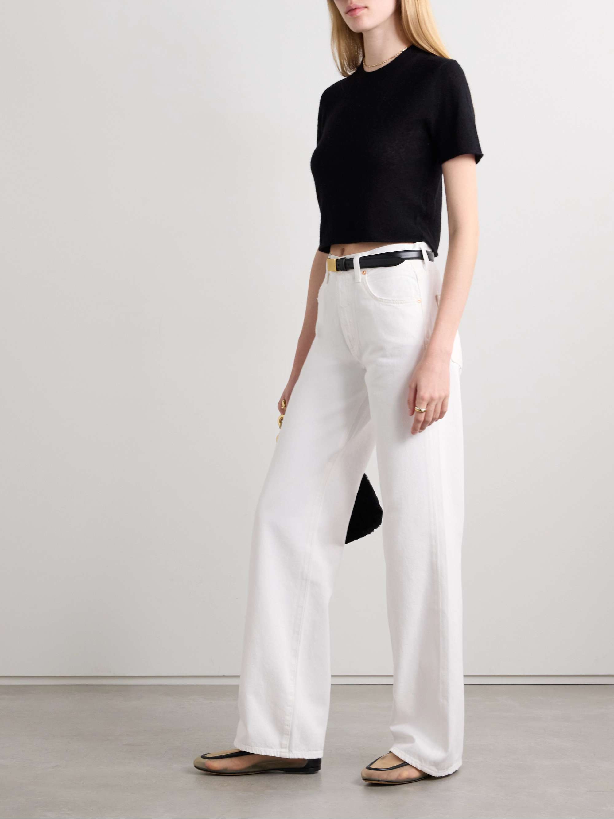 CITIZENS OF HUMANITY Annina high-rise wide-leg organic jeans | NET-A-PORTER