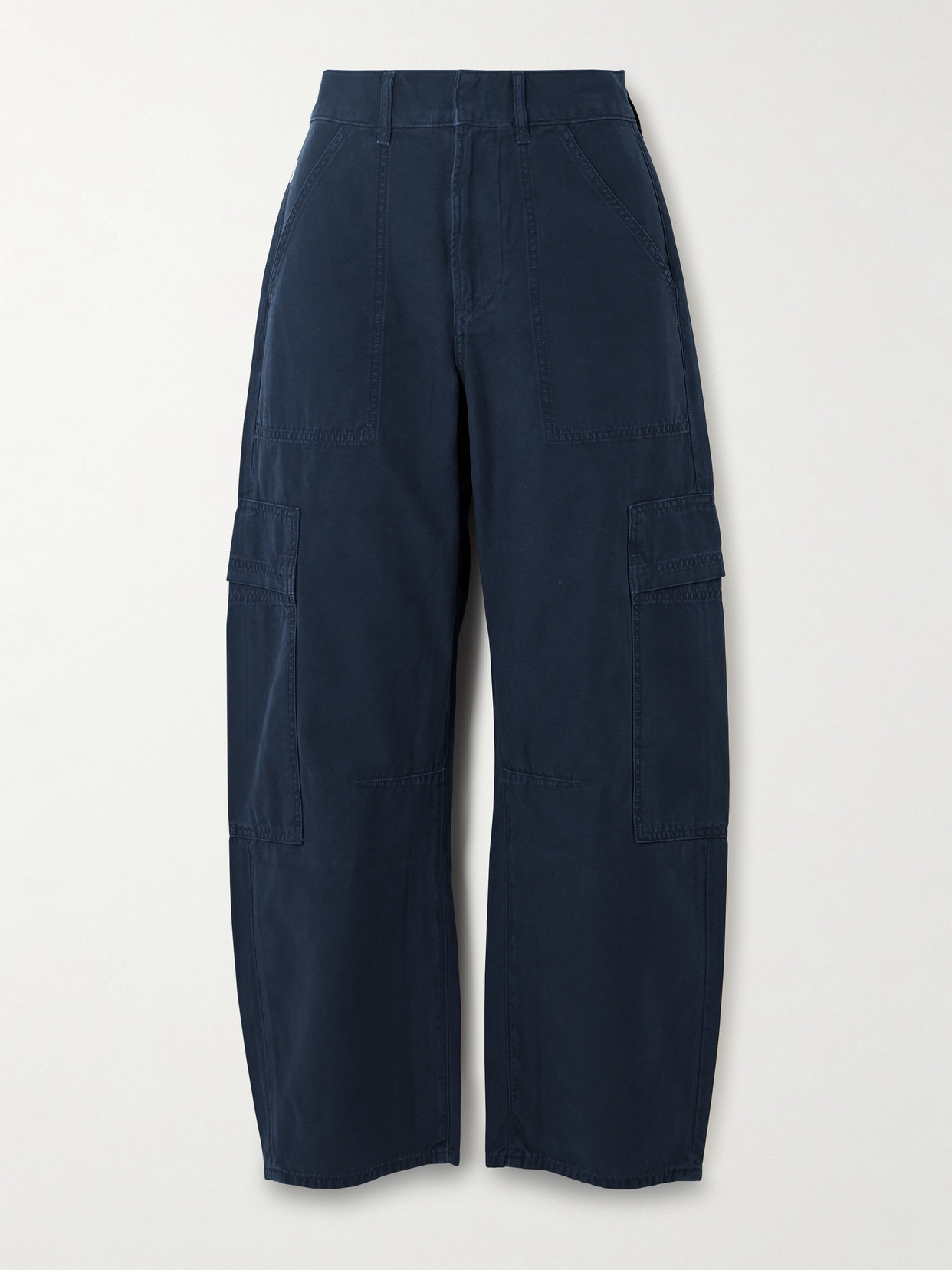 Citizens of Humanity - Marcelle Cotton Tapered Cargo Pants - Blue