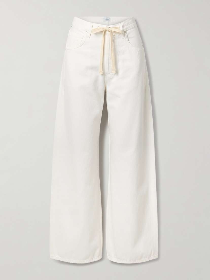 Citizens of Humanity Brynn Drawstring Mid-rise Wide-leg Jeans