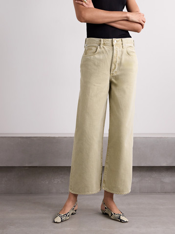 Citizens Of Humanity Pina Baggy cropped low-rise wide-leg jeans