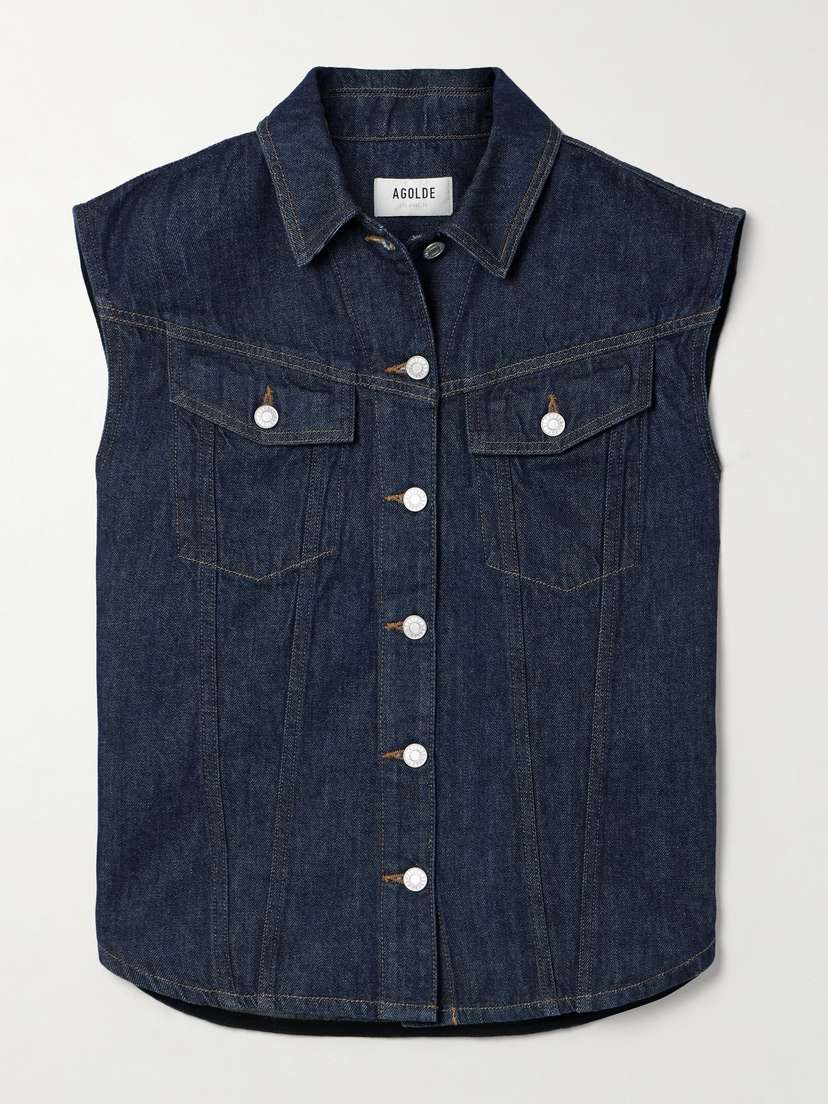 AGOLDE Evan Organic Denim Vest