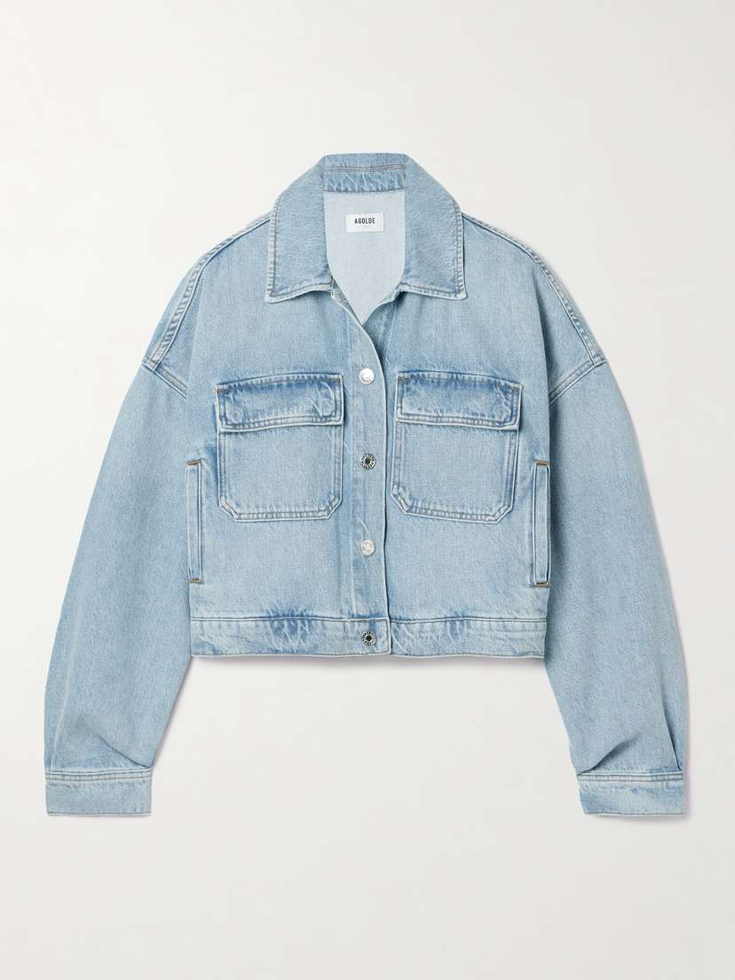 AGOLDE Luka Cropped Organic Denim Jacket