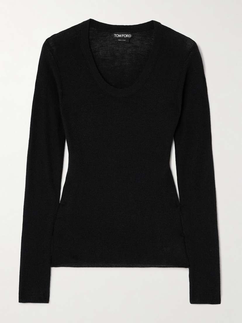 Tom Ford Cashmere And Silk-blend Sweater