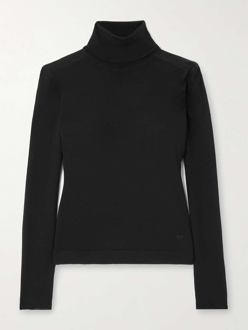 Tom Ford Cashmere And Silk-blend Turtleneck Sweater