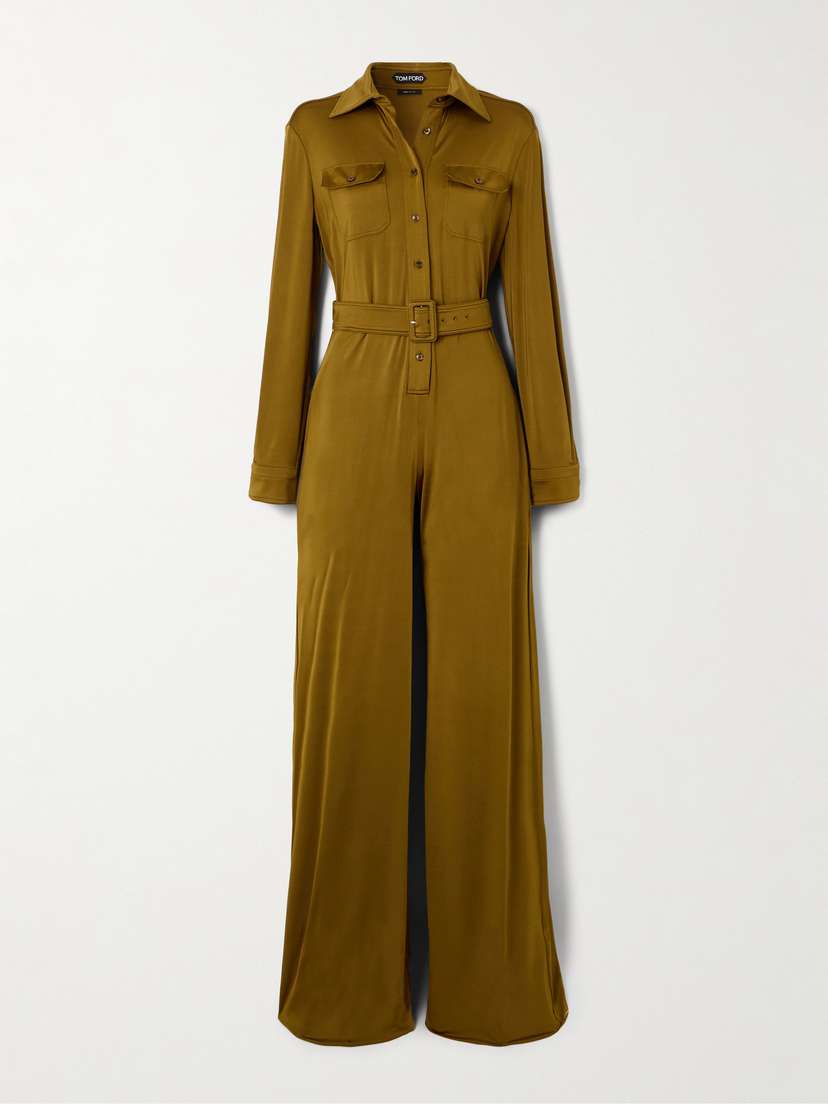 Tom Ford Stretch Satin-jersey Jumpsuit