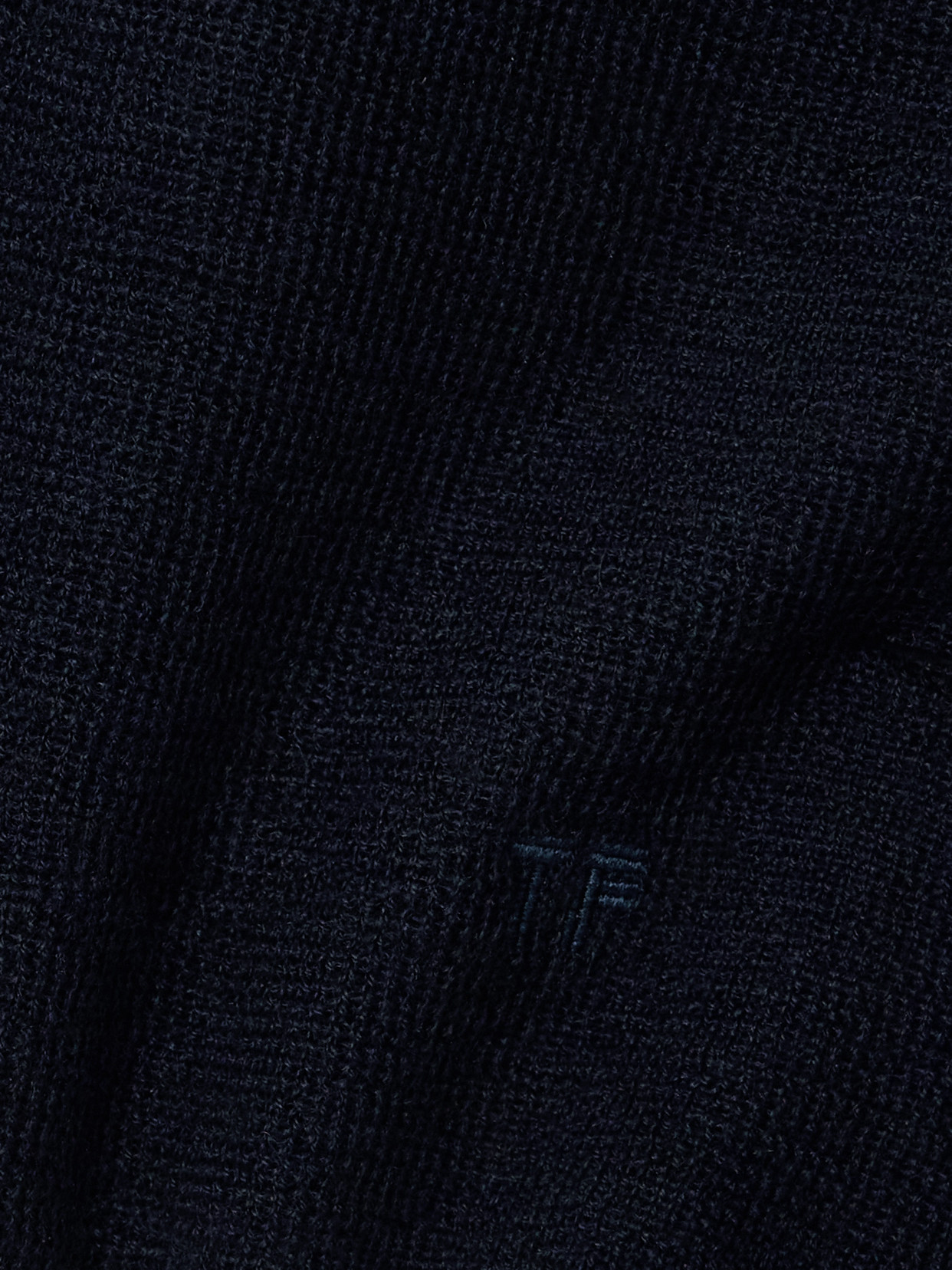 Tom Ford Cashmere And Silk-blend Sweater In Blue