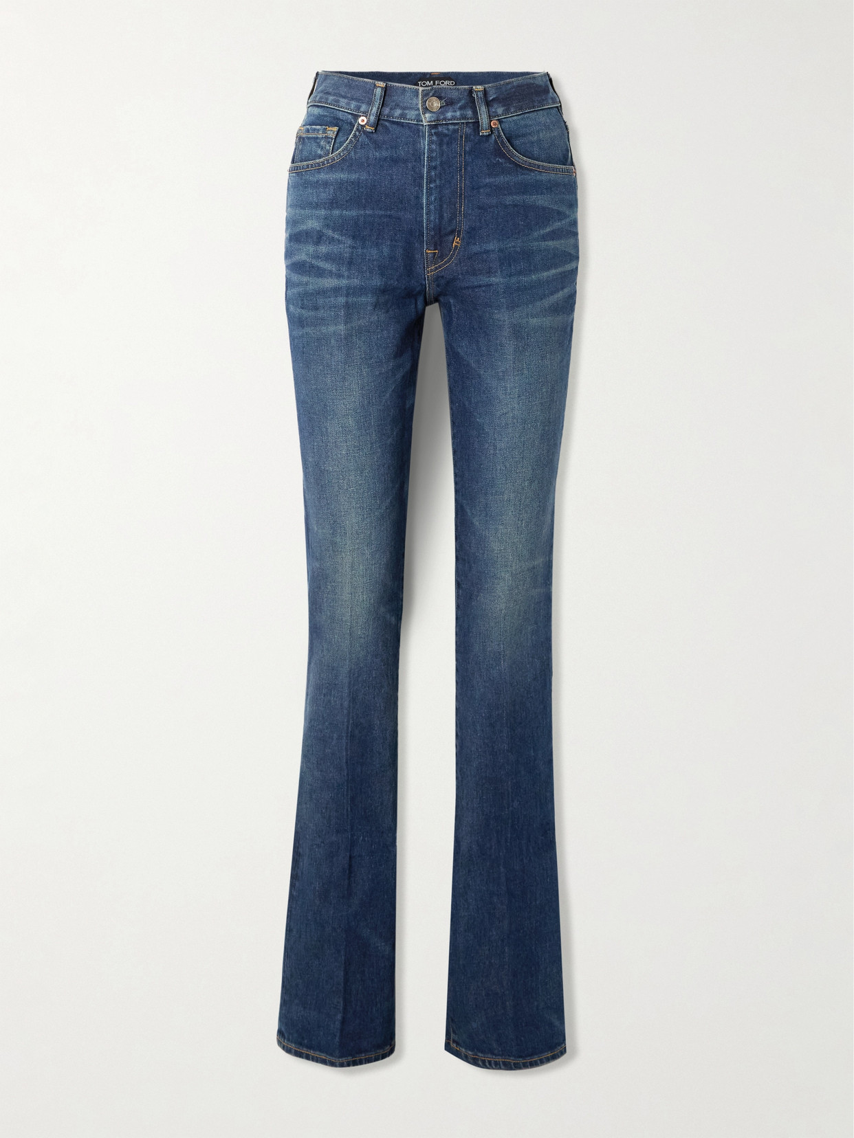 Tom Ford High-rise Flared Jeans In Blue
