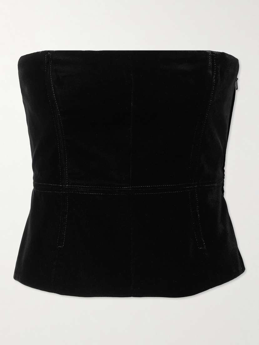 Tom Ford Velvet Bustier Top