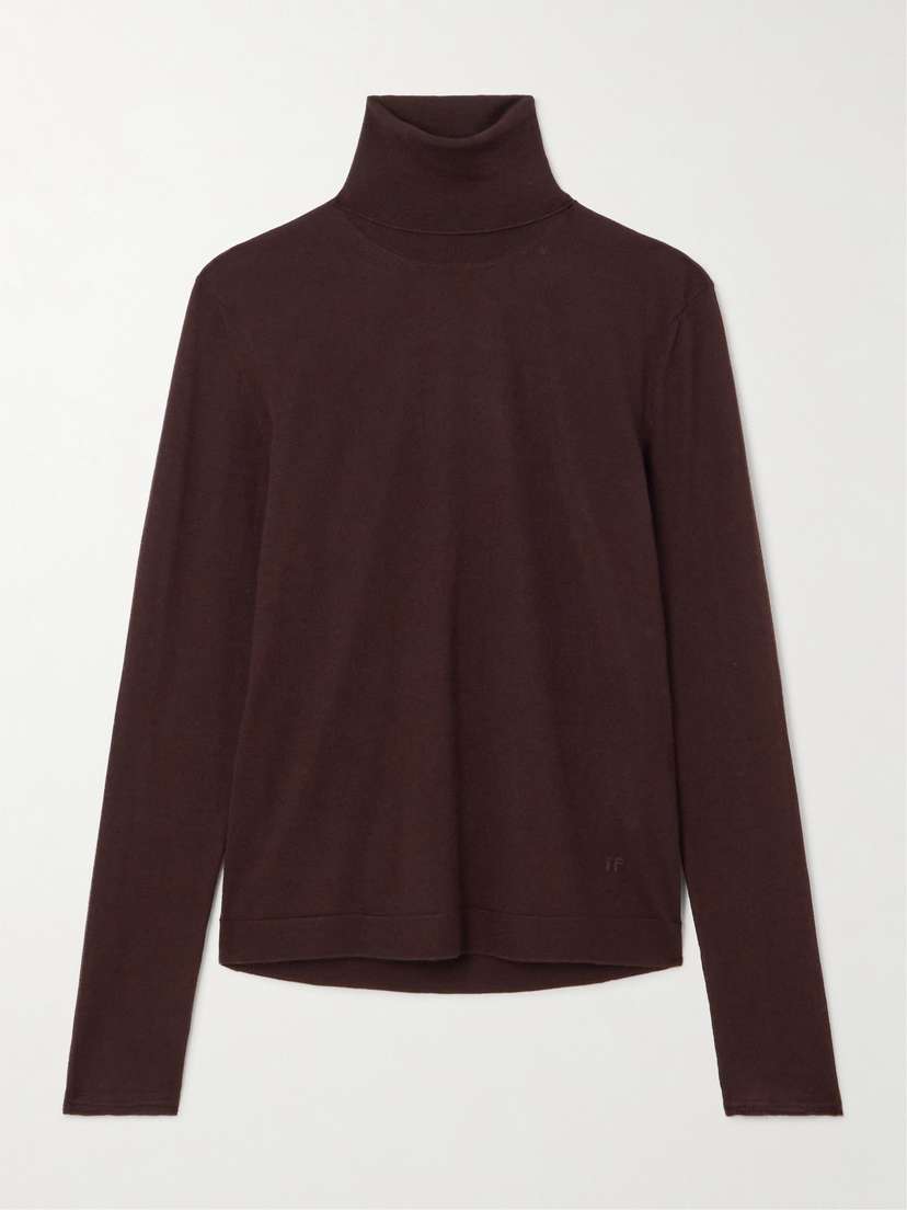 Tom Ford Cashmere And Silk-blend Turtleneck Sweater