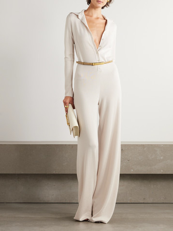 Tom Ford Cashmere and silk-blend jumpsuit