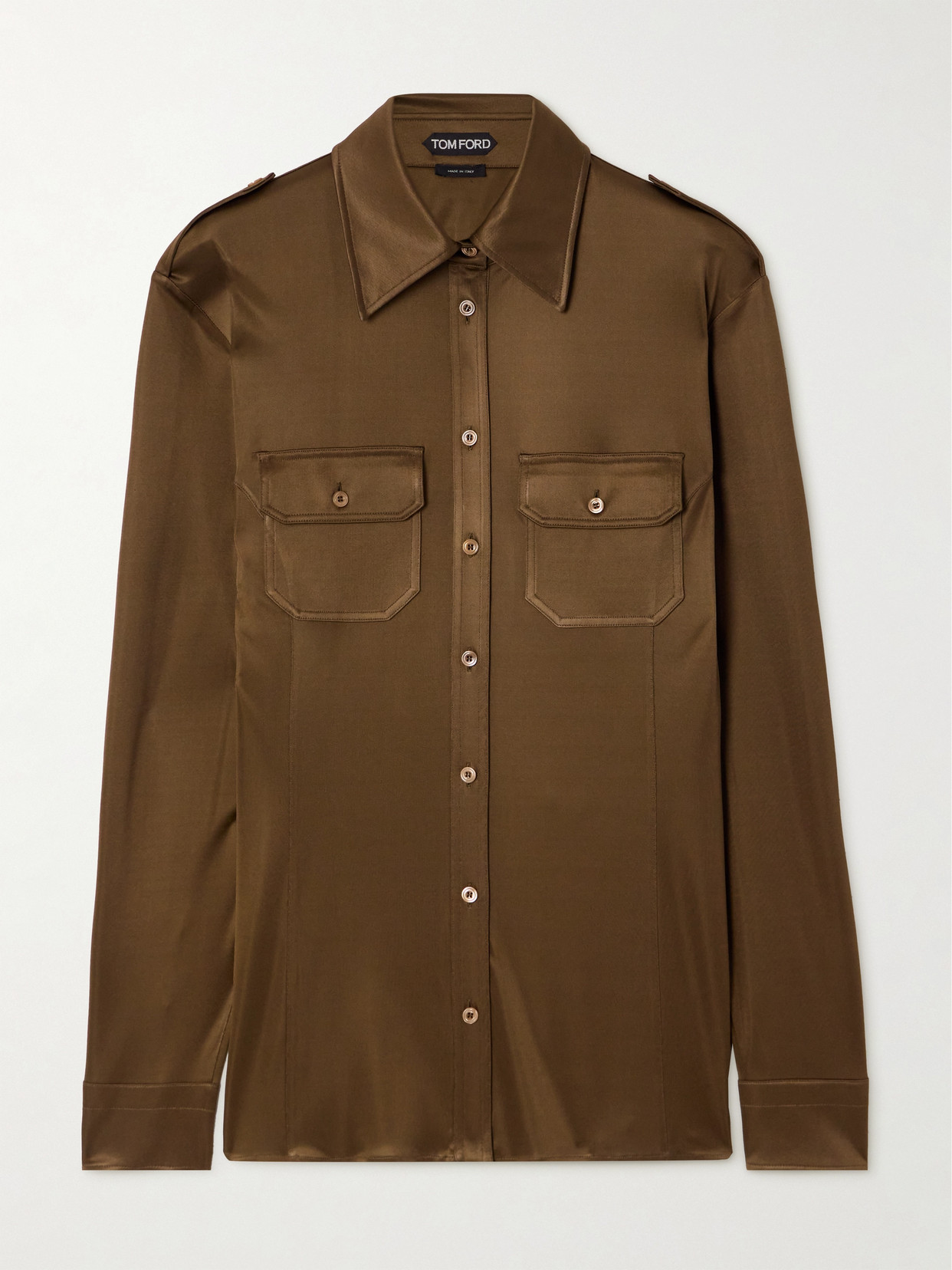 Tom Ford Metallic Satin Shirt