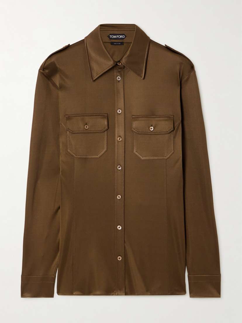 Tom Ford Metallic Satin Shirt
