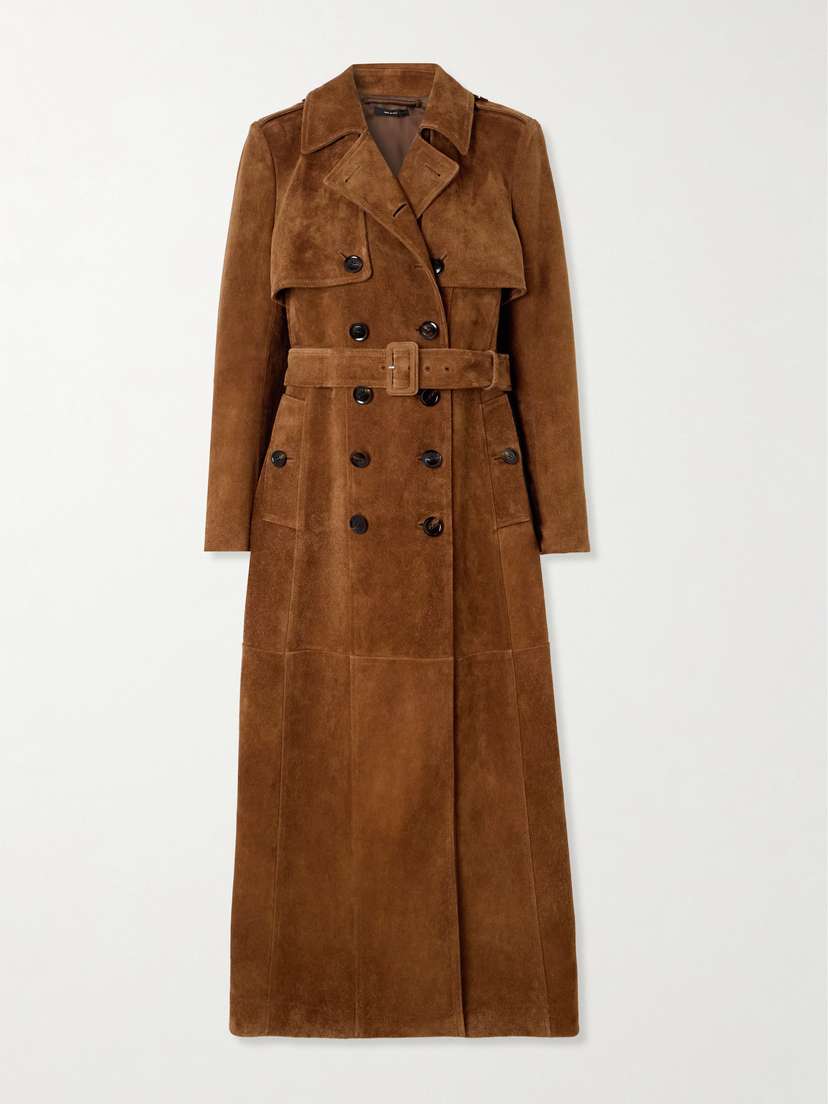 Tom Ford Belted Suede Coat