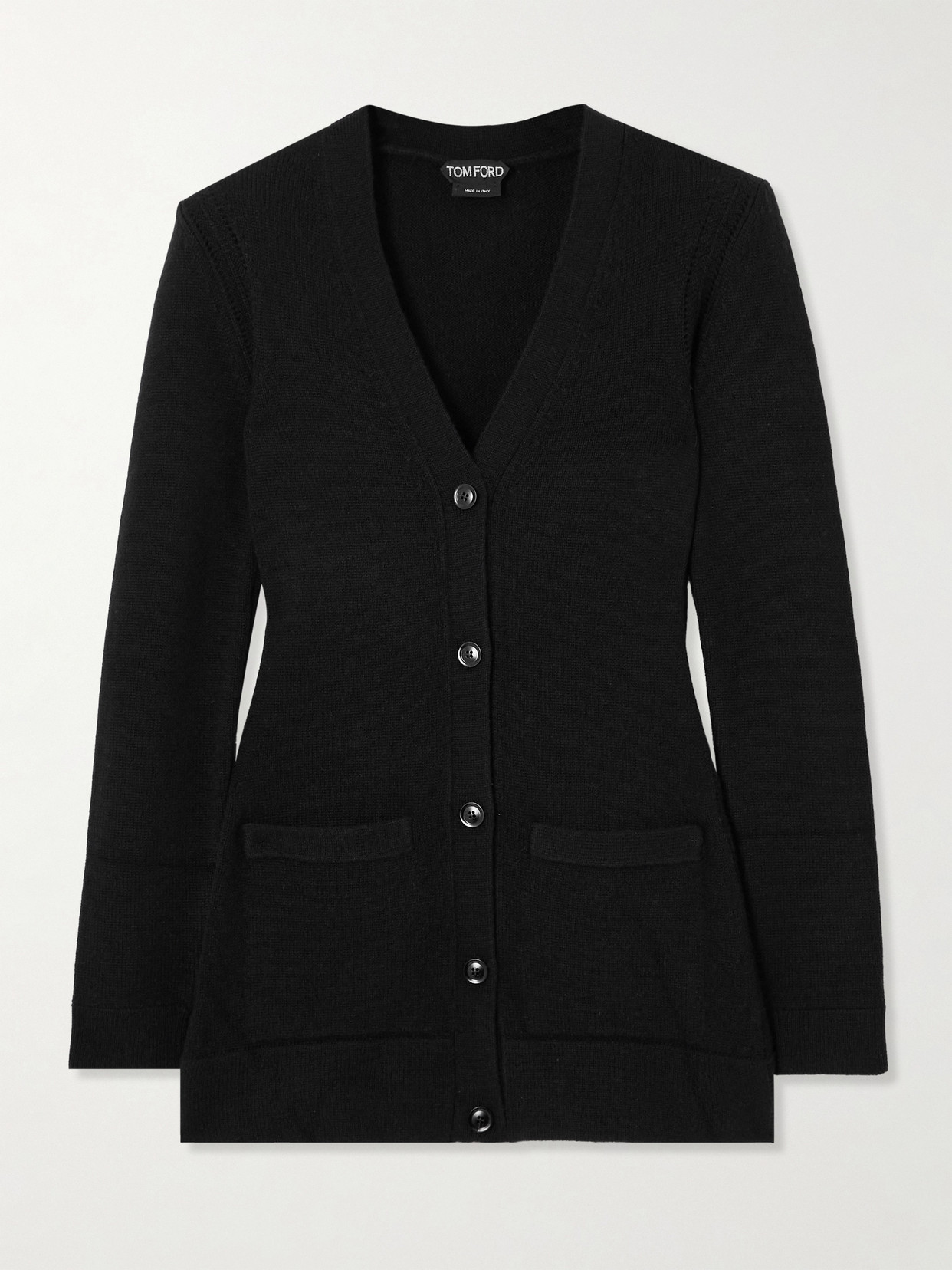 Tom Ford Cashmere Cardigan In Black