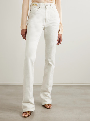 Tom Ford Embellished high-rise flared jeans