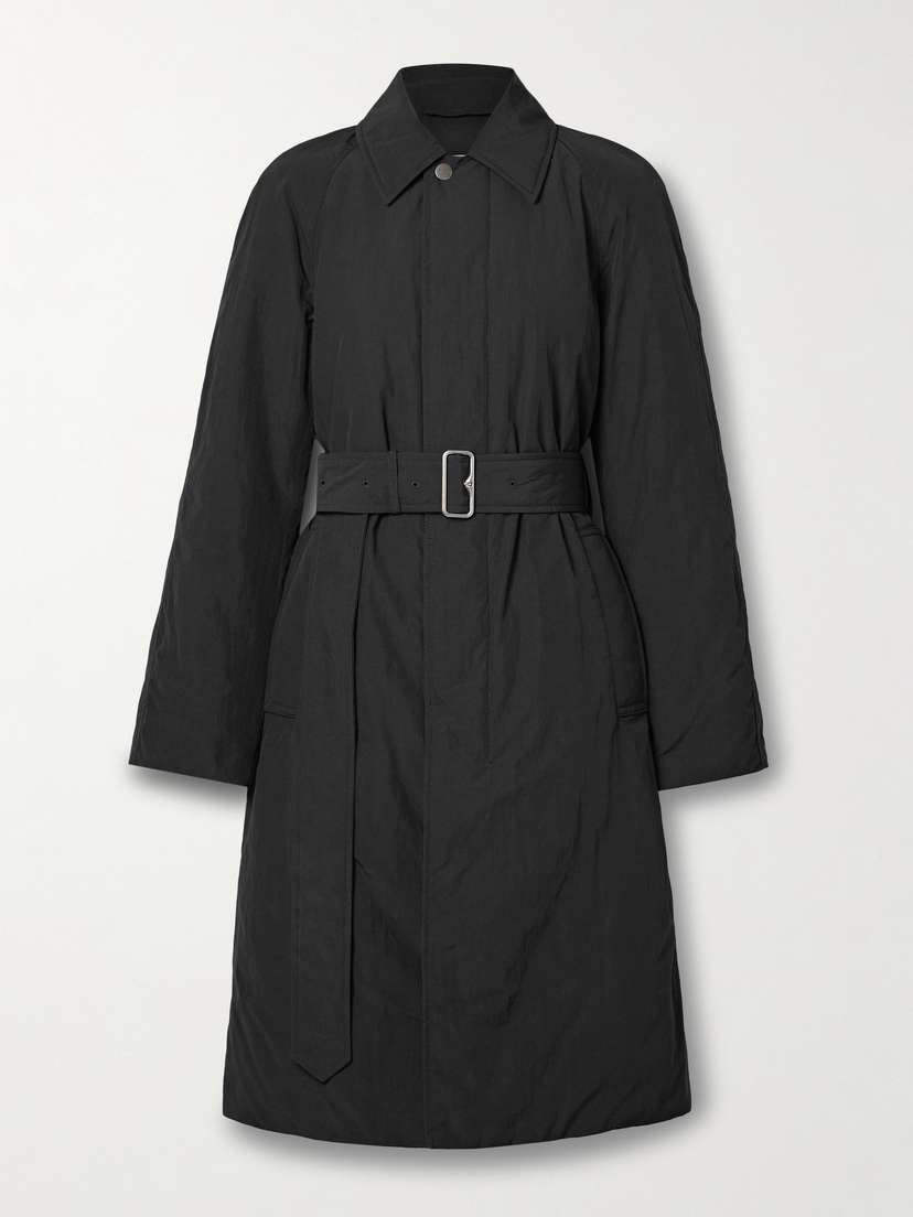 Burberry Belted Padded Shell Down Trench Coat