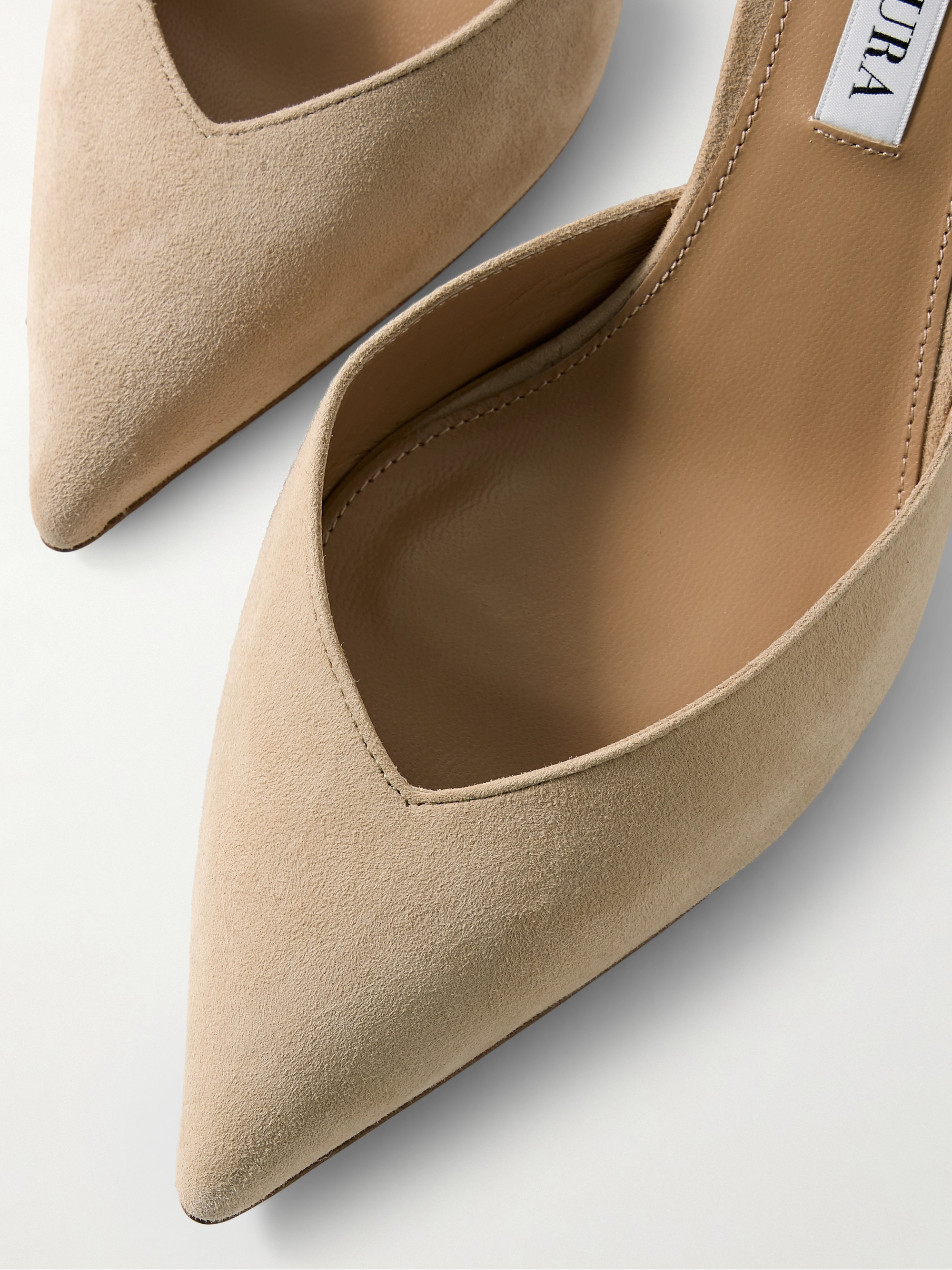 AQUAZZURA Beyond 65 suede pumps thumbnail