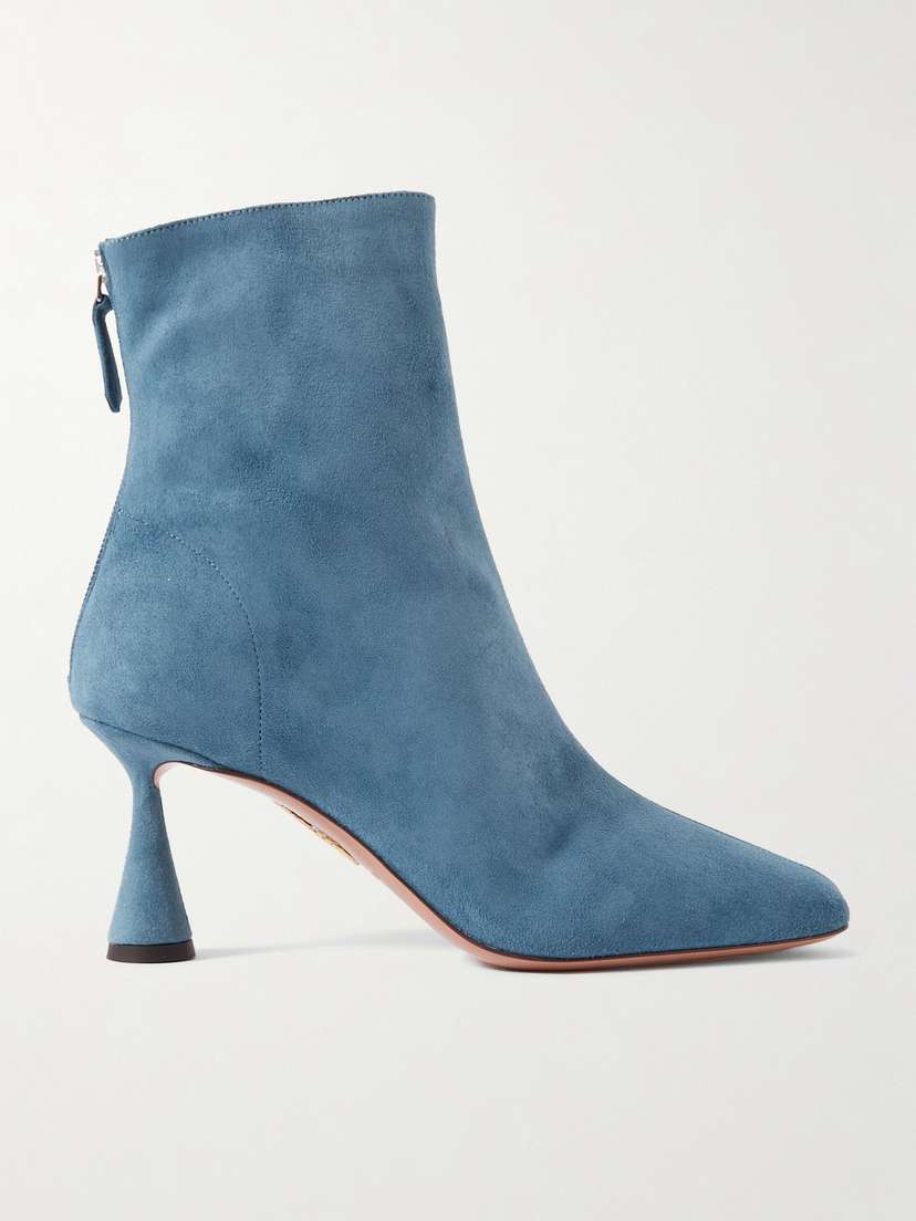 Aquazzura Amore Suede Ankle Boots
