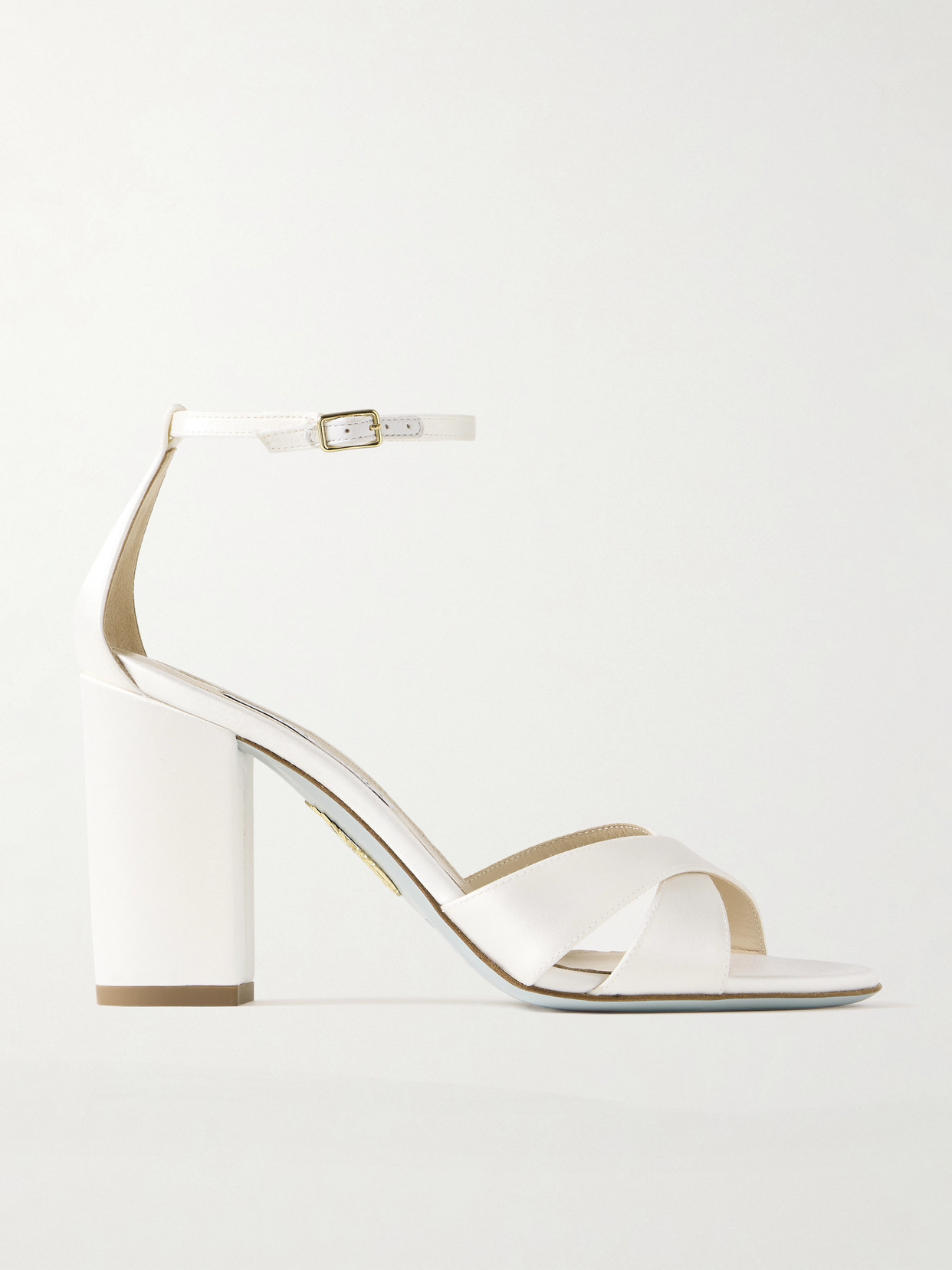 Aquazzura - Divine 85 Satin Sandals - White
