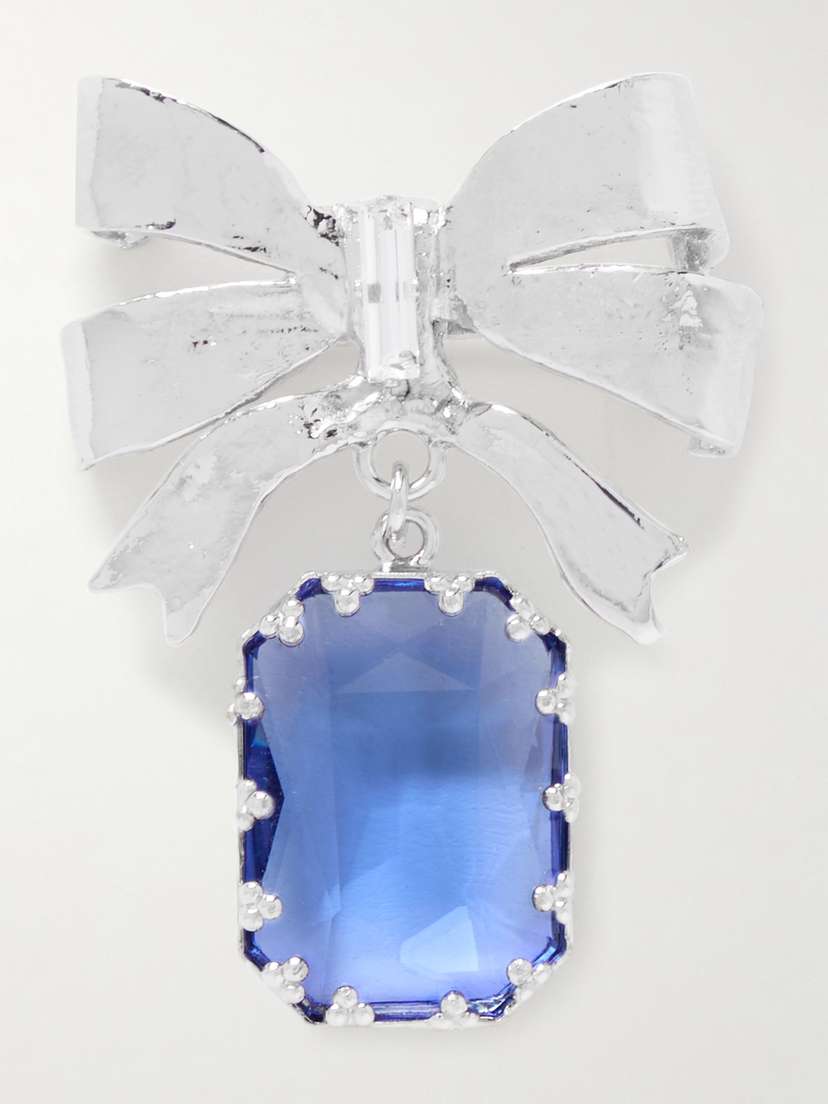 Alessandra Rich tone Crystal Brooch