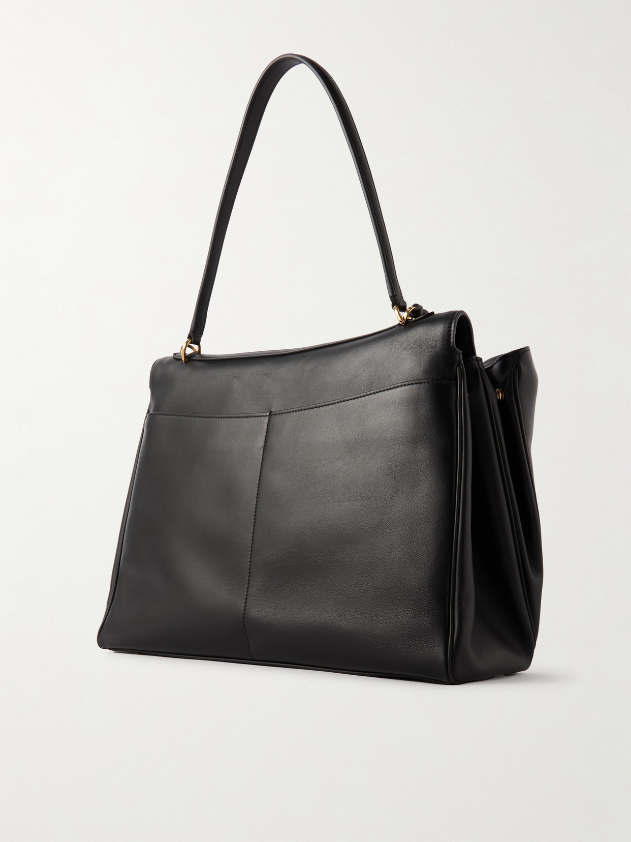 Balenciaga Rodeo Mini Leather Tote In Black