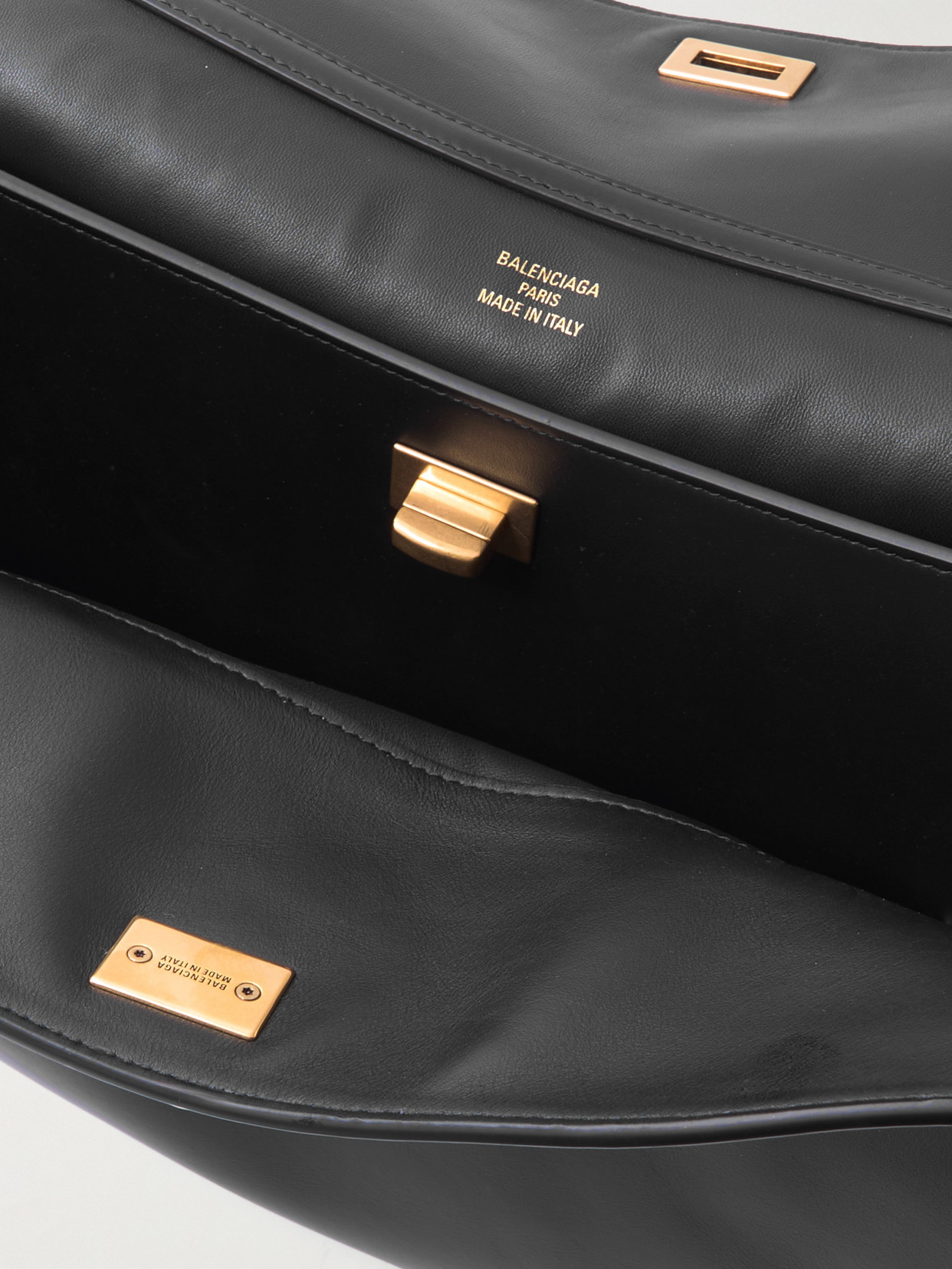 Balenciaga Rodeo Mini Leather Tote In Black