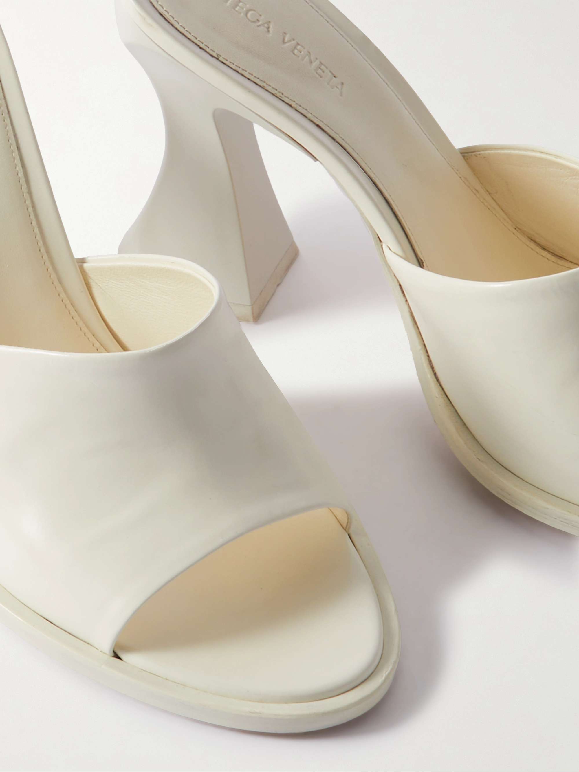 BOTTEGA VENETA Cha-Cha patent-leather sandals | NET-A-PORTER