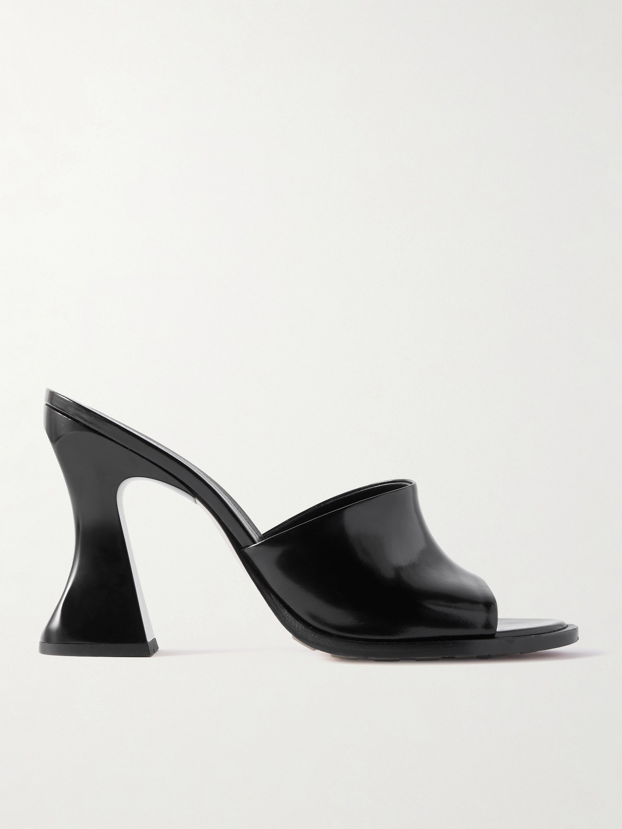 Bottega Veneta - Cha-cha Patent-leather Mules - Black