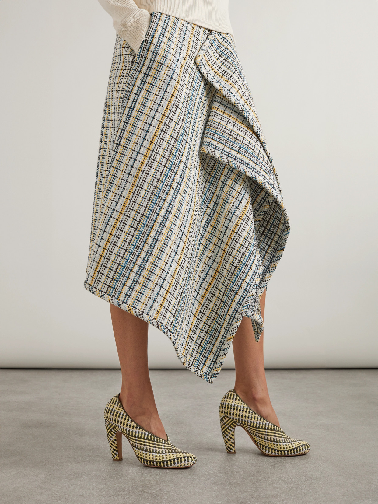 Bottega Veneta Canalazzo Pump In White