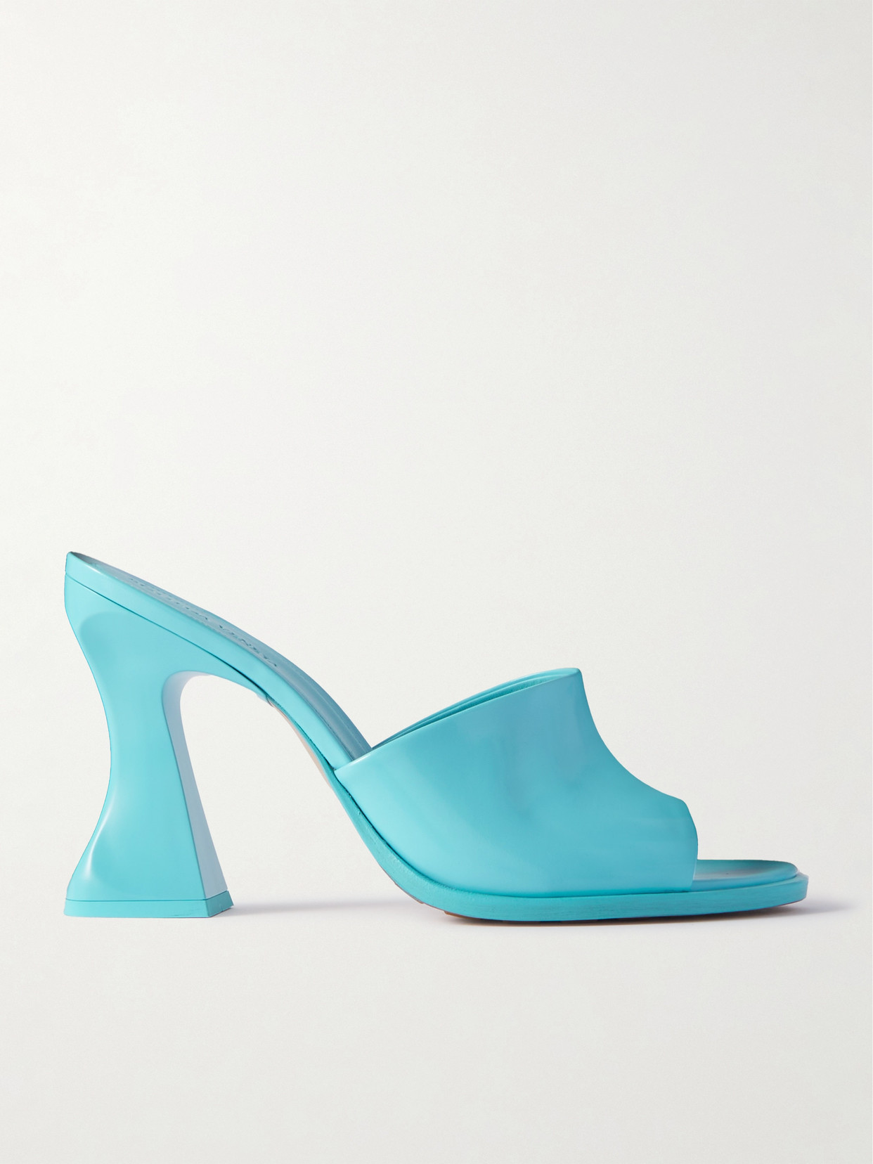 Bottega Veneta - Cha-cha Patent-leather Mules - Blue