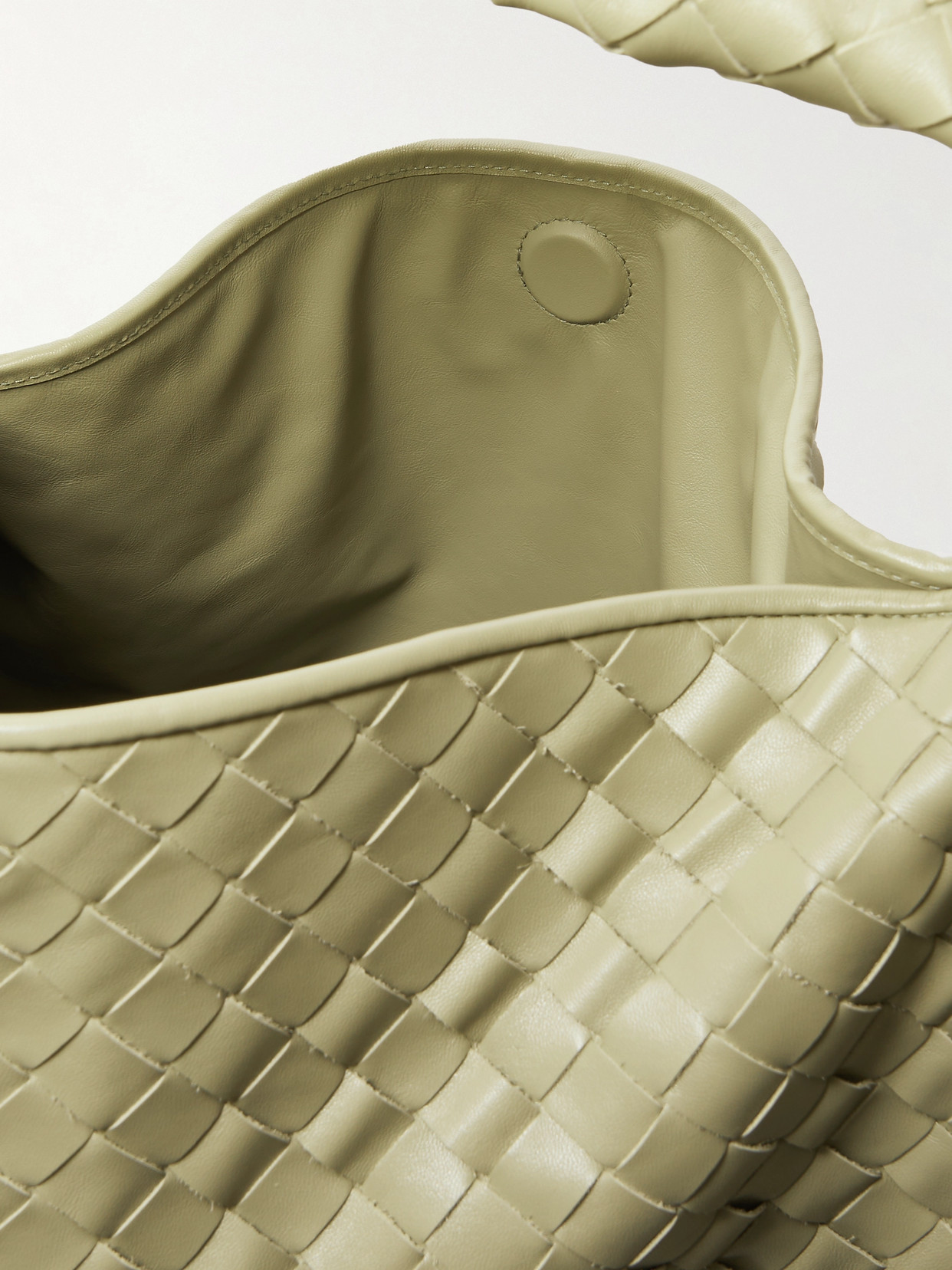 Hop Large Intrecciato Leather Tote