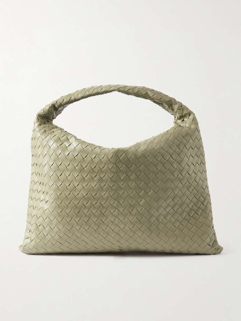 Bottega Veneta Hop Large Intrecciato Leather Tote