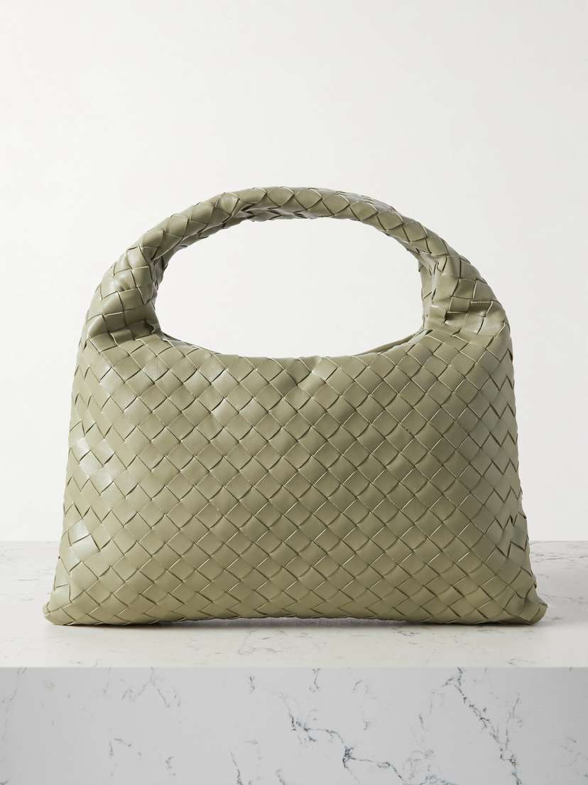 Bottega Veneta Hula Hoop Small Intrecciato Leather Tote
