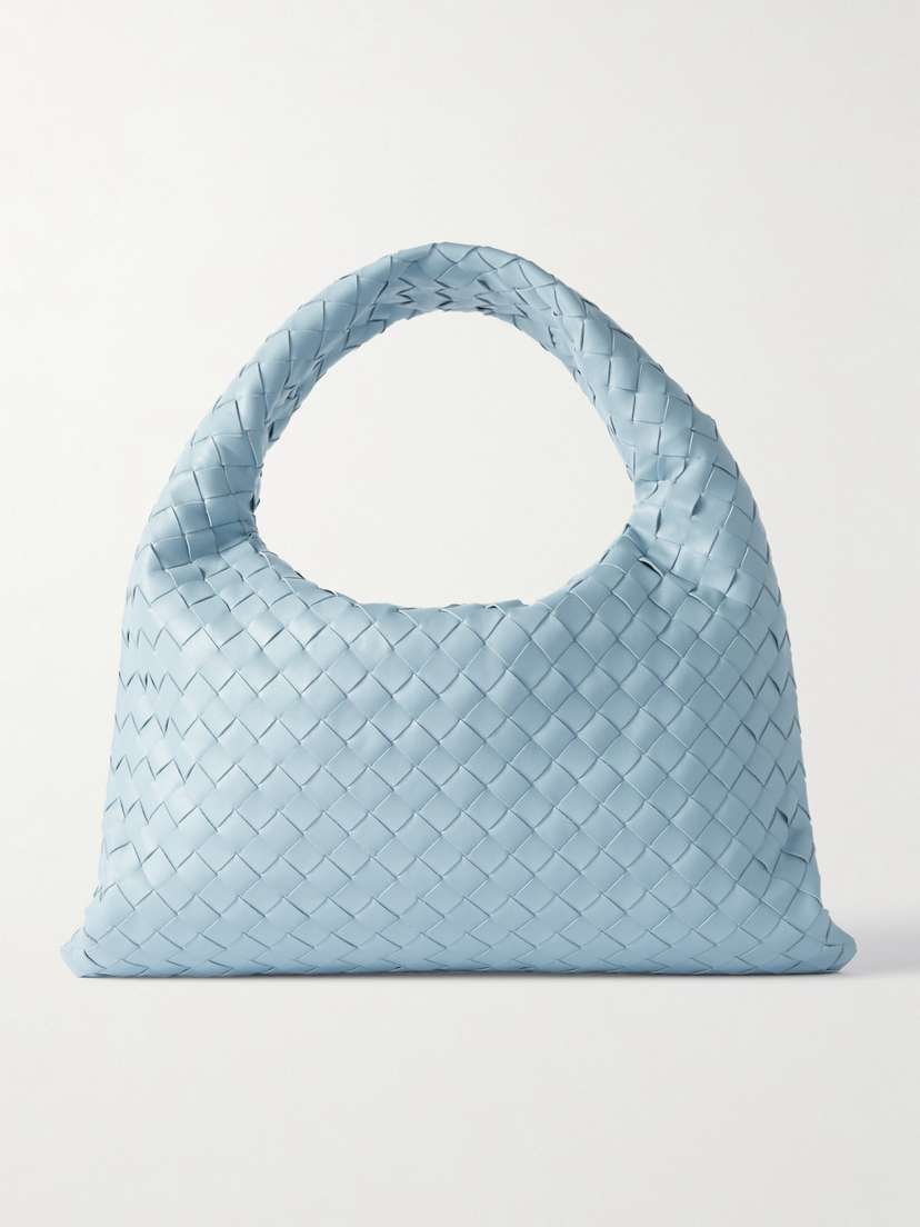 Bottega Veneta Hop Small Intrecciato Leather Tote