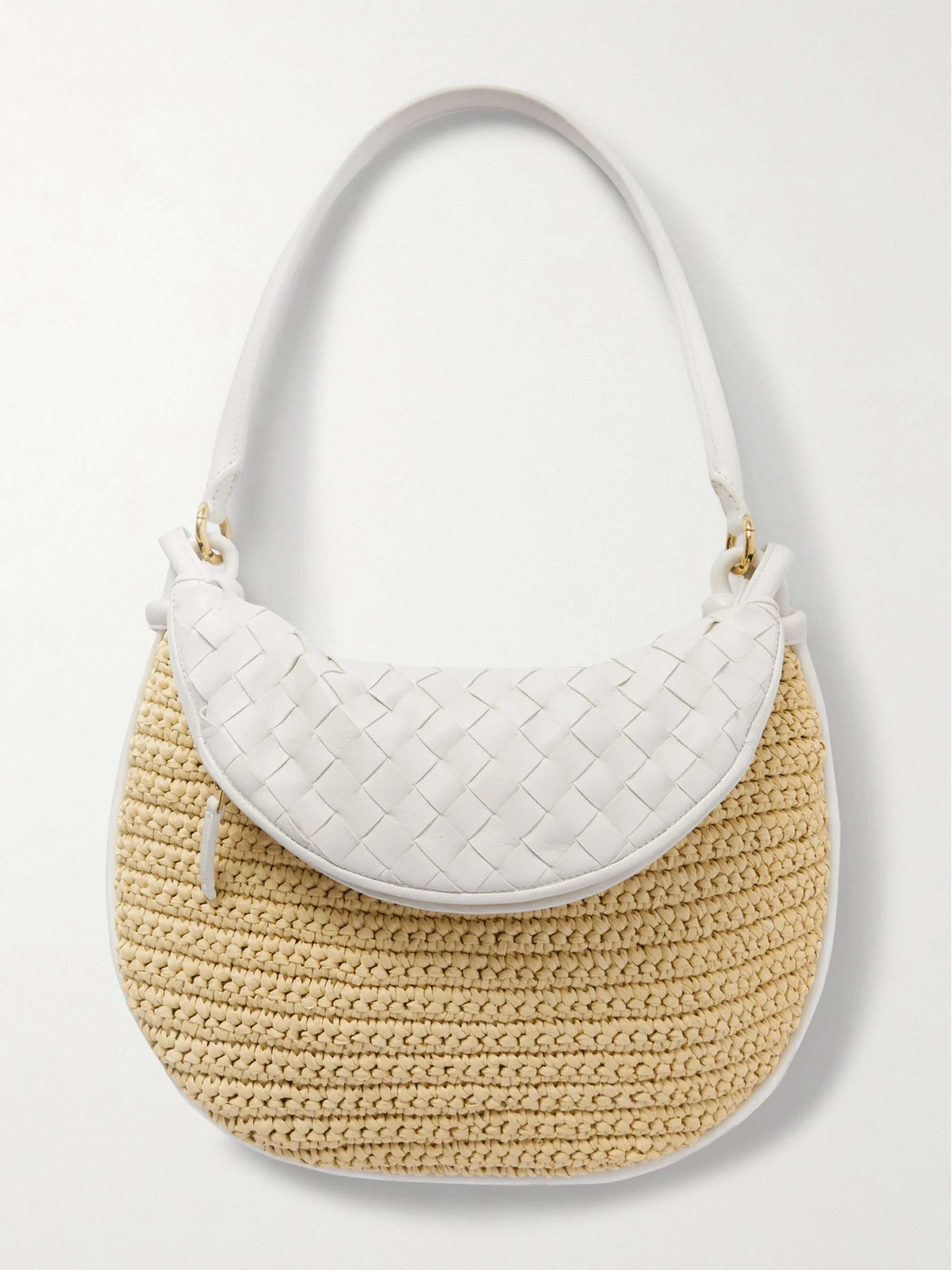 BOTTEGA VENETA Tie-detailed gathered cotton-twill midi shirt