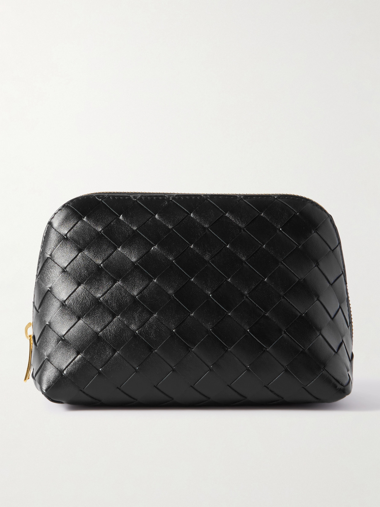 Bottega Veneta Half Moon Medium Intrecciato Leather Pouch