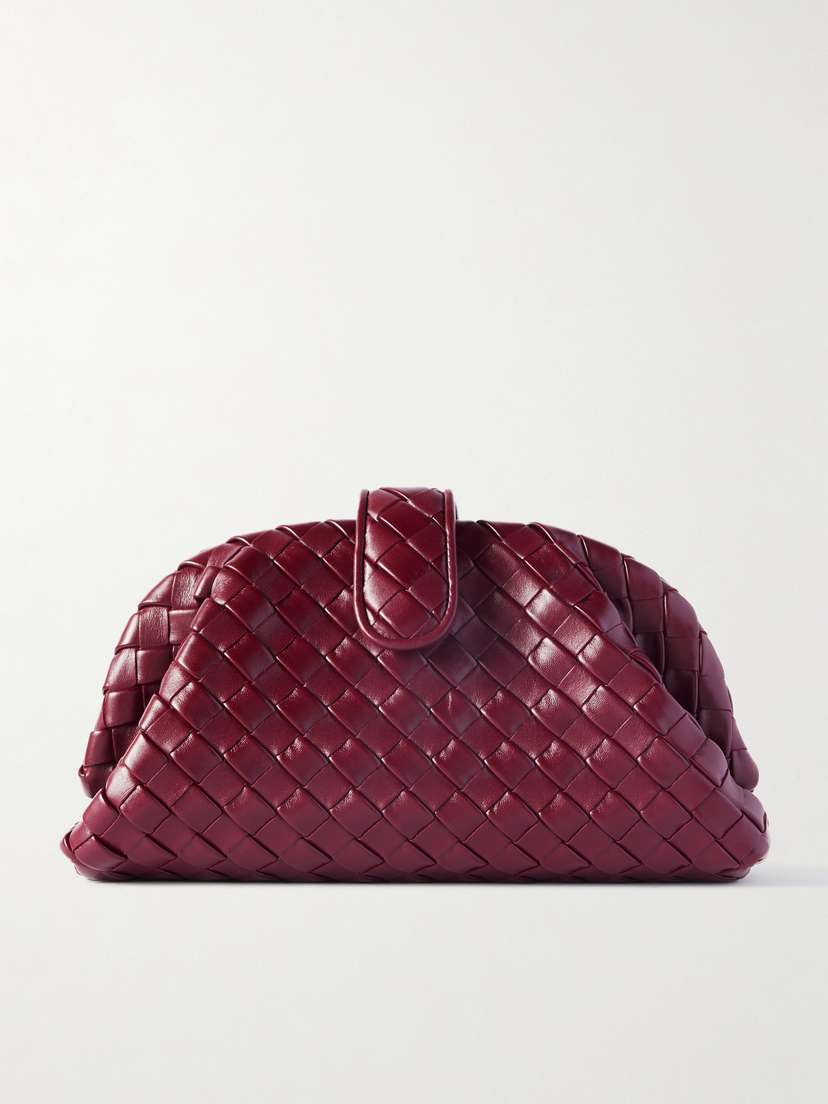 Bottega Veneta Lauren 1980 Intrecciato Leather Clutch