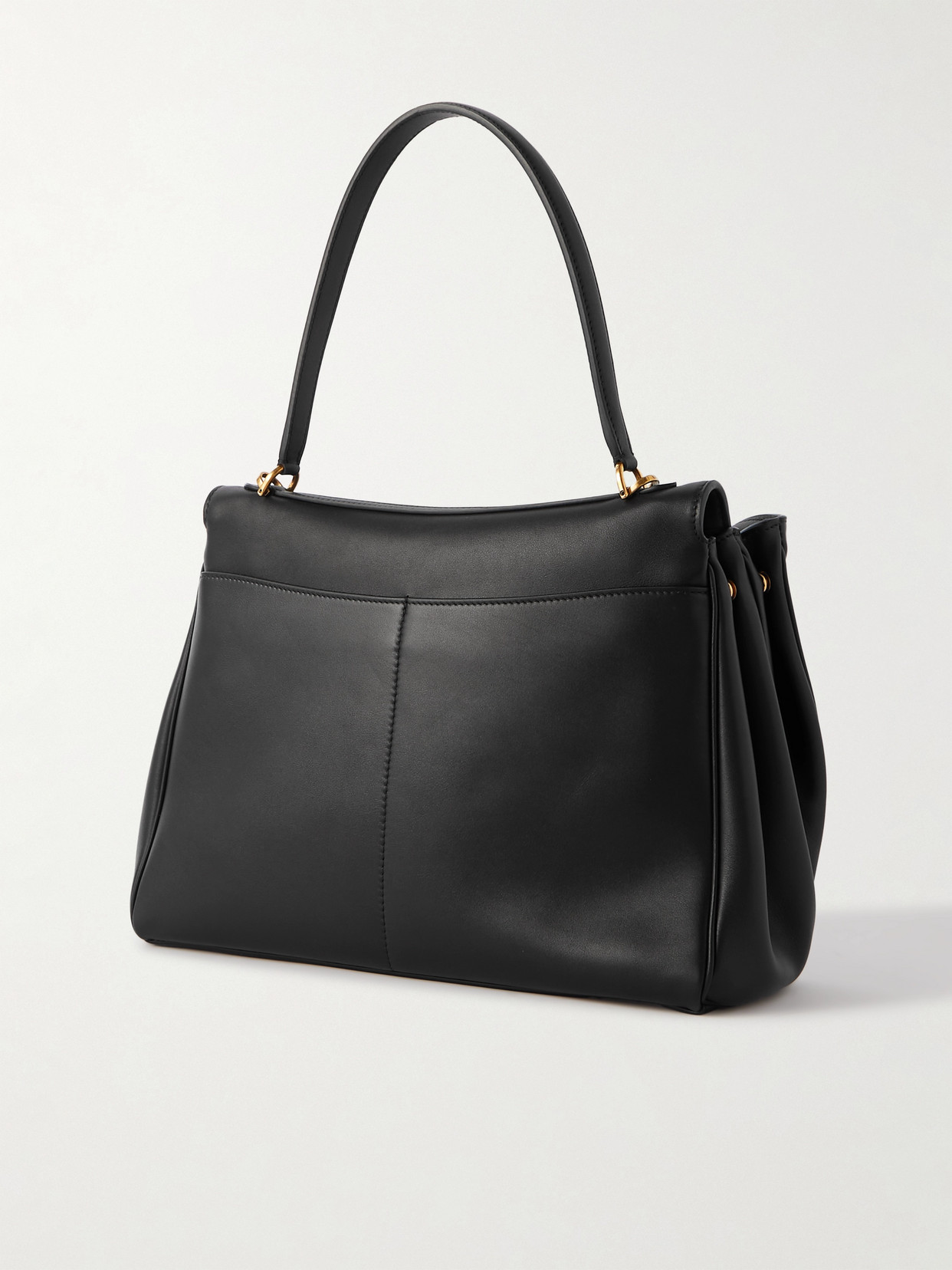 Balenciaga Dark Green Leather Mini Rodeo Handbag In Black
