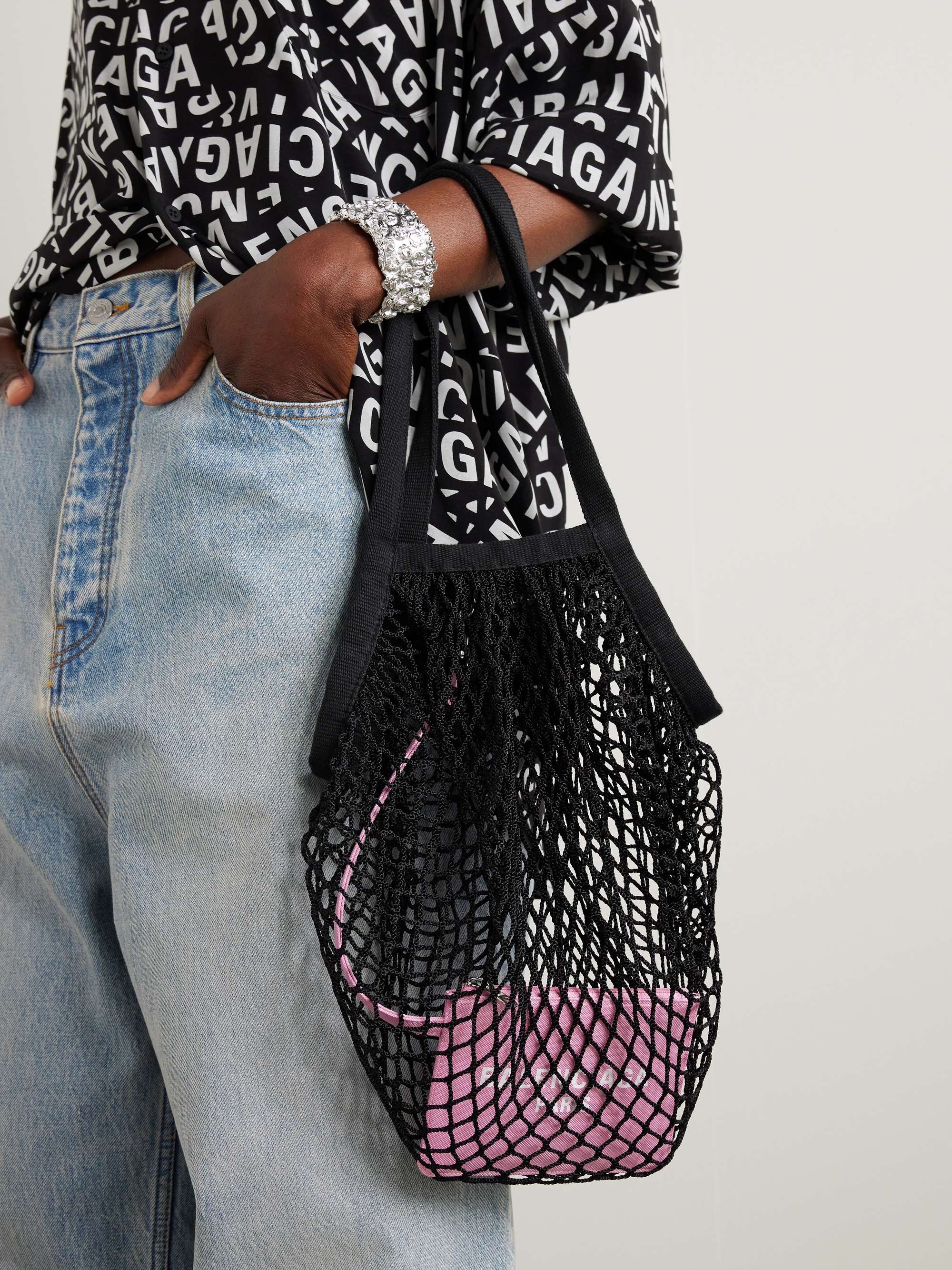 Balenciaga mesh bag shop