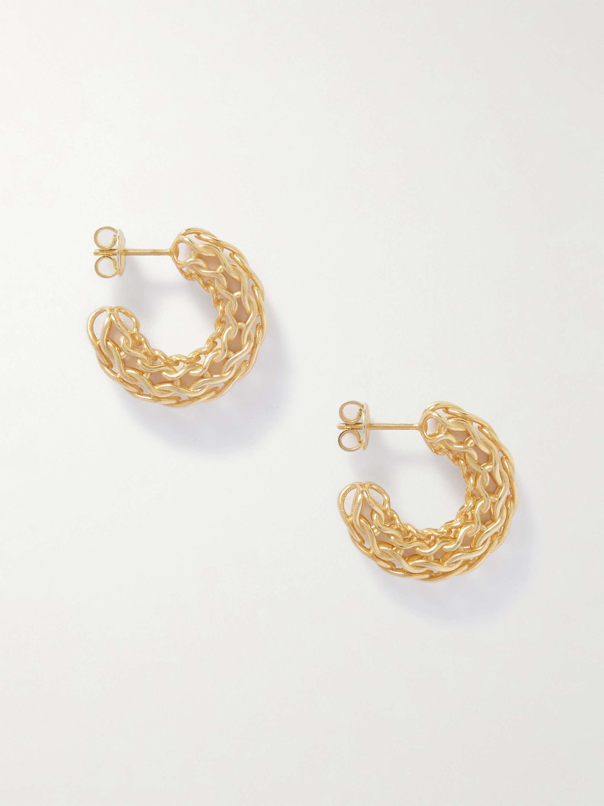 最新入荷 ゴールドトーン フープピアス ワンサイズ - ゴールド - アクセサリー