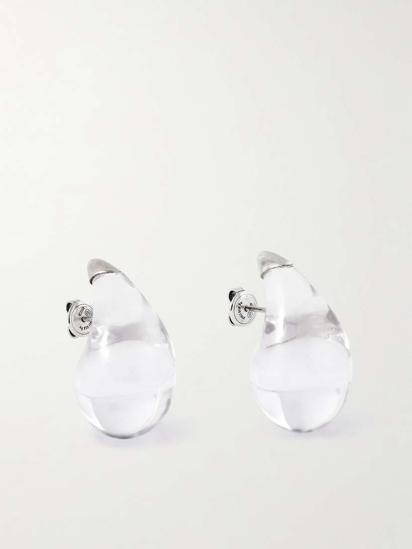 Bottega Veneta Resin And Sterling Silver Earrings