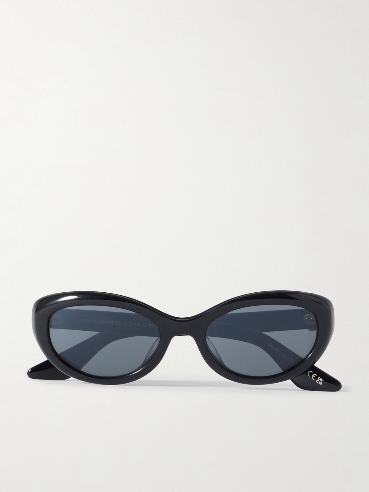 Oliver Peoples - + Khaite 1969 Oval-frame Acetate Sunglasses - Black