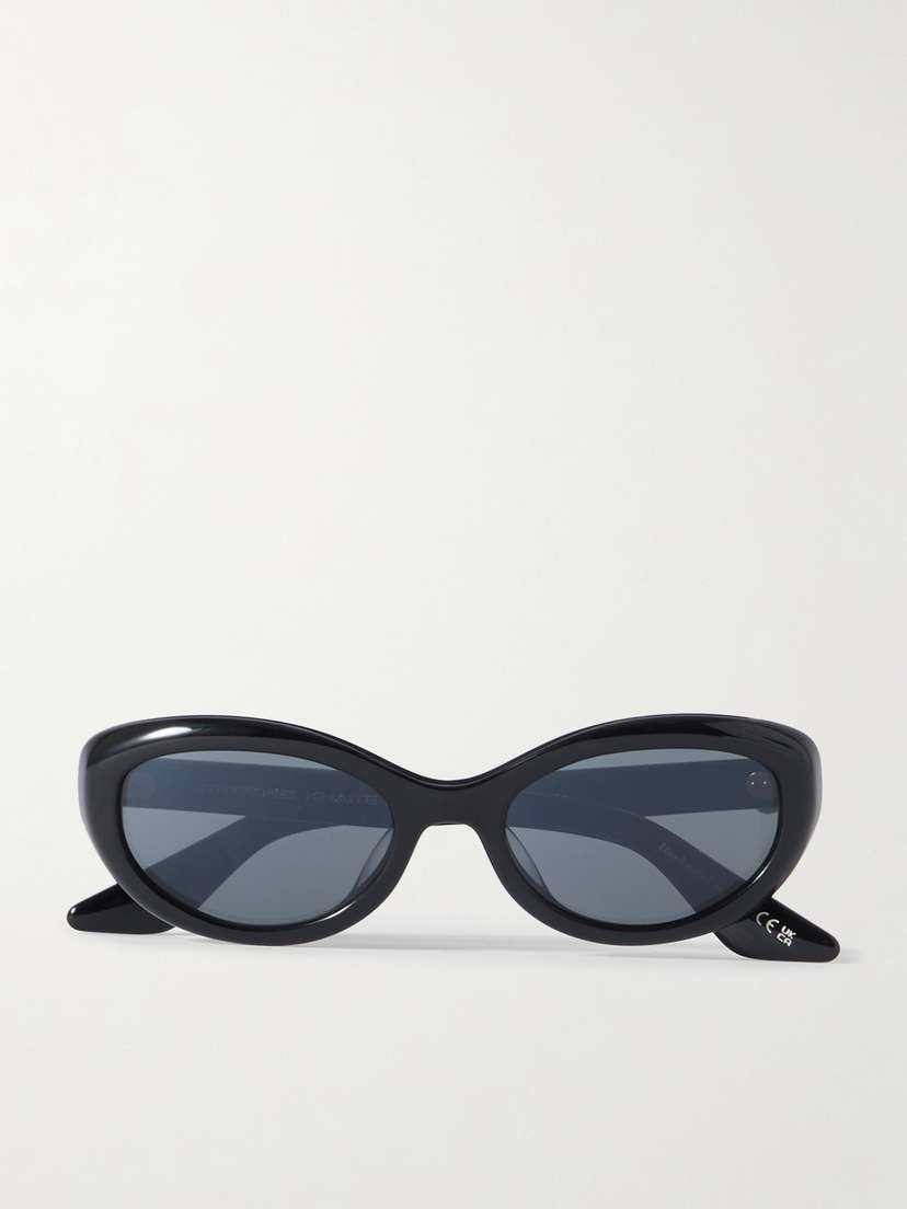 Oliver Peoples + Khaite 1969 Oval-frame Acetate Sunglasses