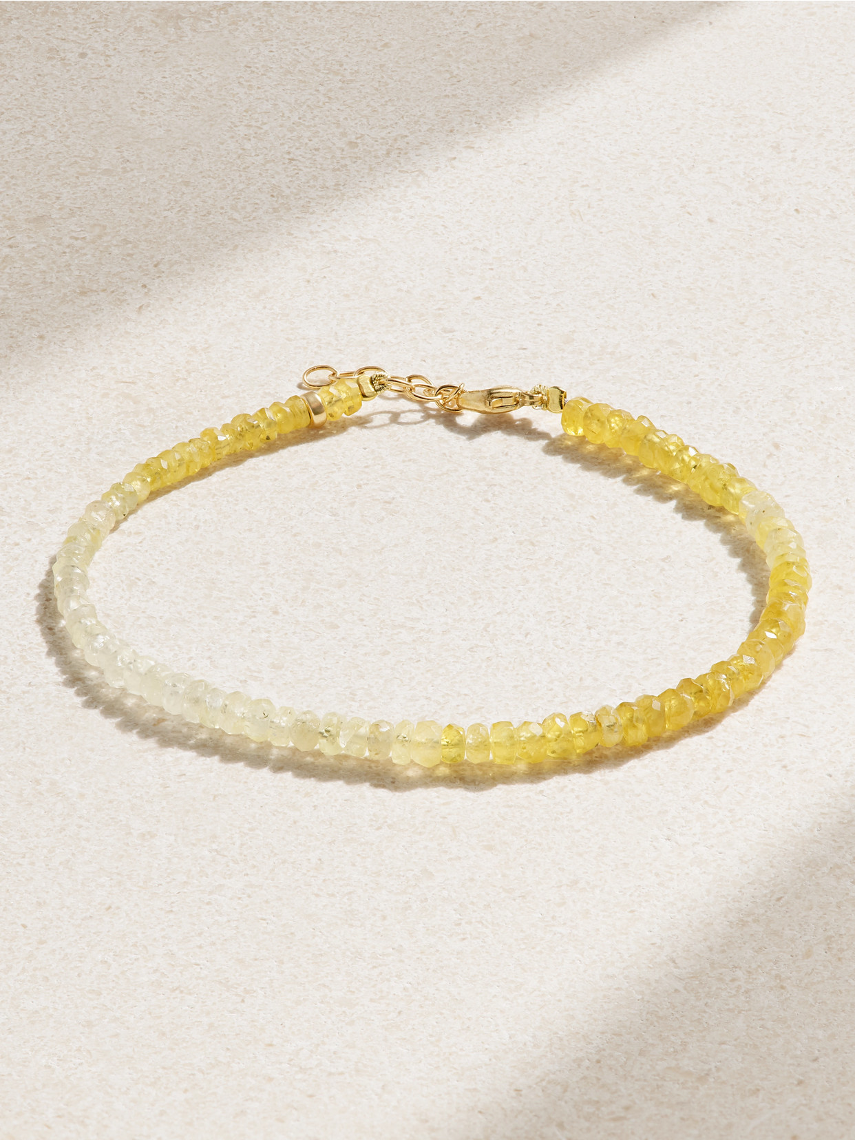 Jia Jia Gold Sapphire Bracelet In Yellow